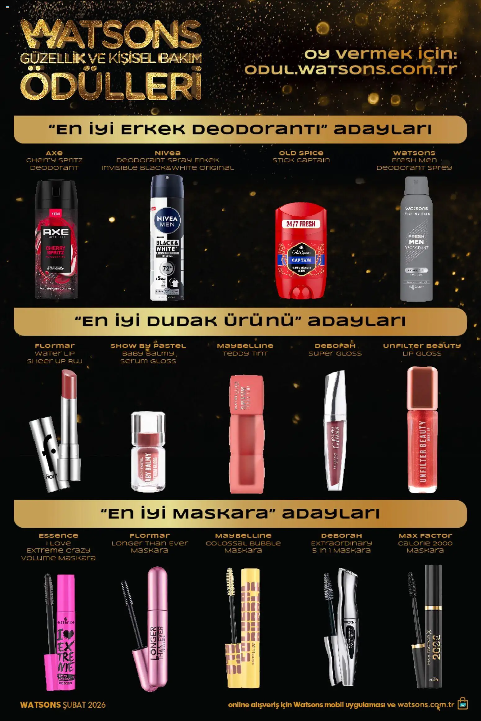 Watsons Katalog - 29.01.2026 tarihinden itibaren geçerlidir | Sayfa: 10 | Ürünler: Ruj, Deodorant