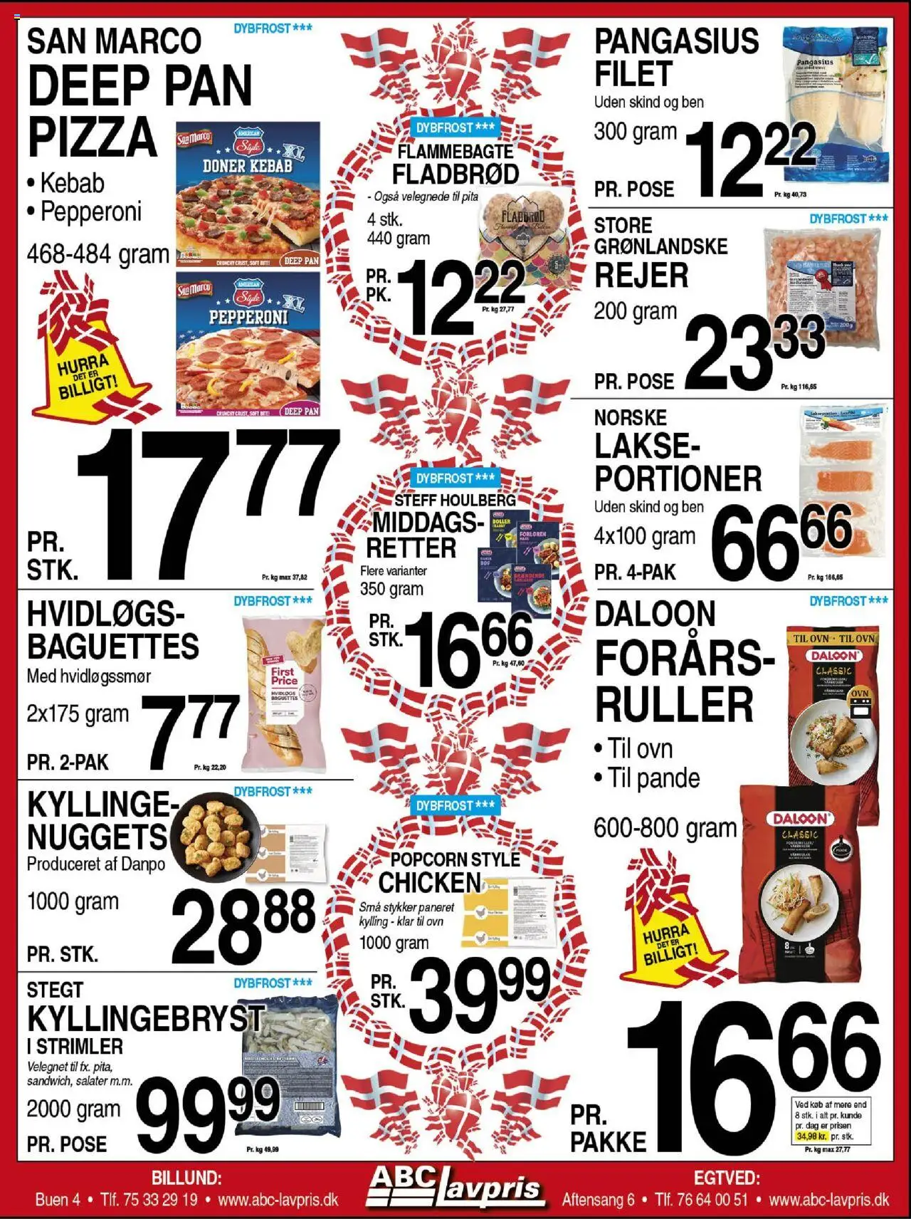 Abc Lavpris Tilbudsavis gyldig fra 27.08.2025 | Side: 8 | Produkter: Pizza, Nuggets, Rejer, Ovn