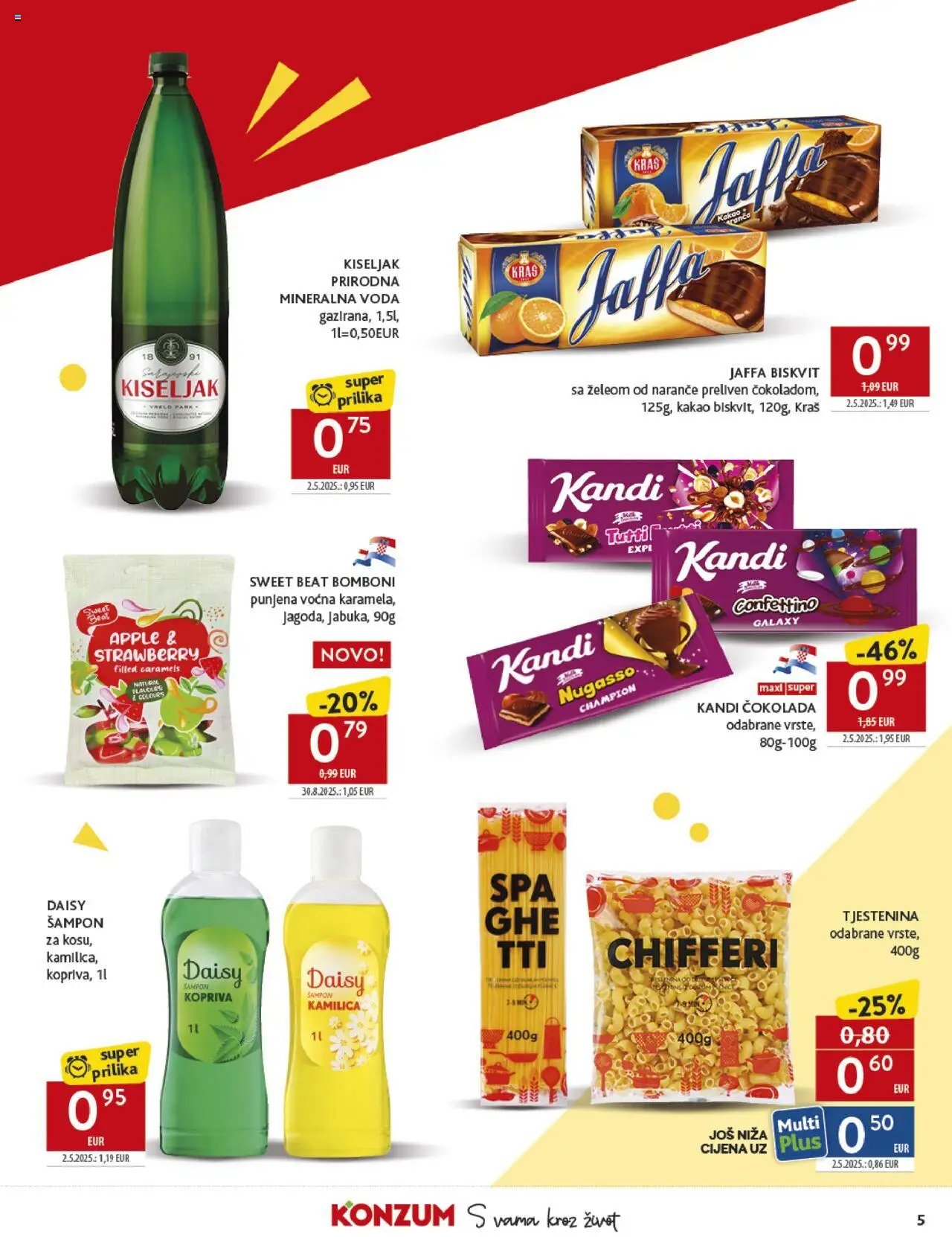 Konzum HR akciós ujság - amely érvényes a következő dátumtól: 17.09.2025 | Oldal: 5 | Termékek: Sampon
