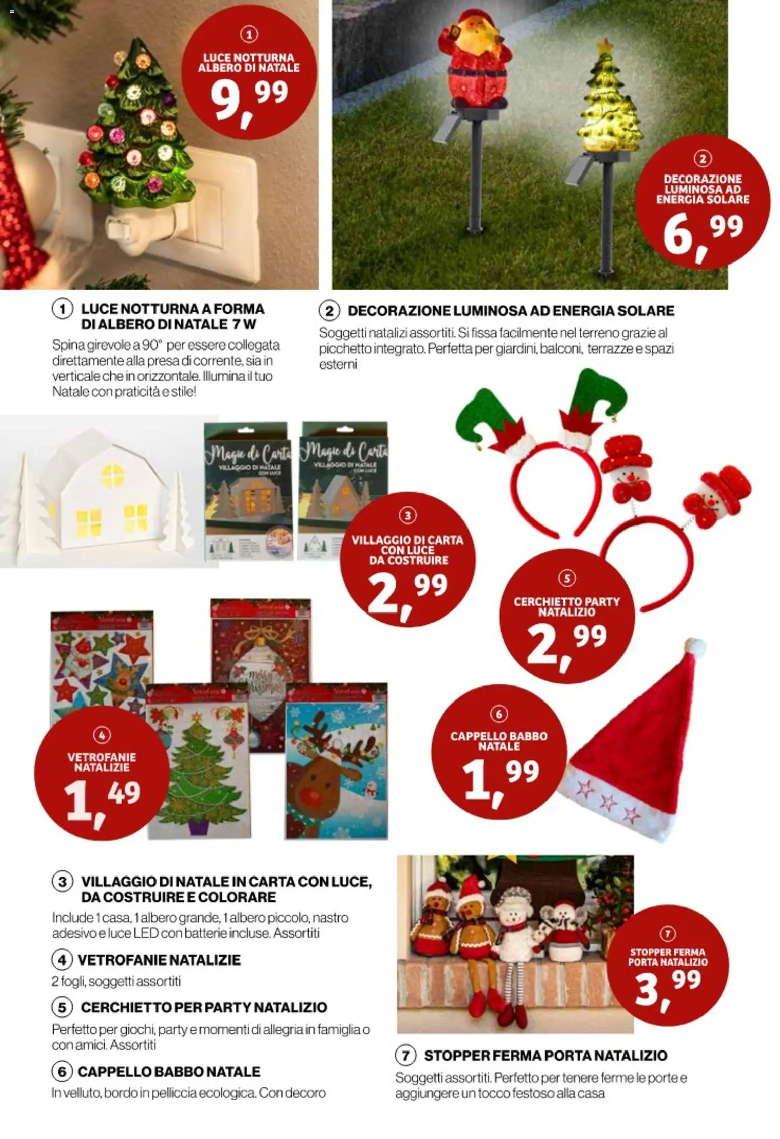 Volantino IN's del 05.11.2025 | Pagina: 10 | Prodotti: Albero di natale, Cappello, Nastro adesivo, Batterie