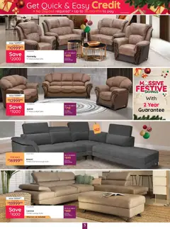 Bradlows specials catalogue – valid from 02.12.2025 | Page: 3 | Products: Lounge suite, Ottoman