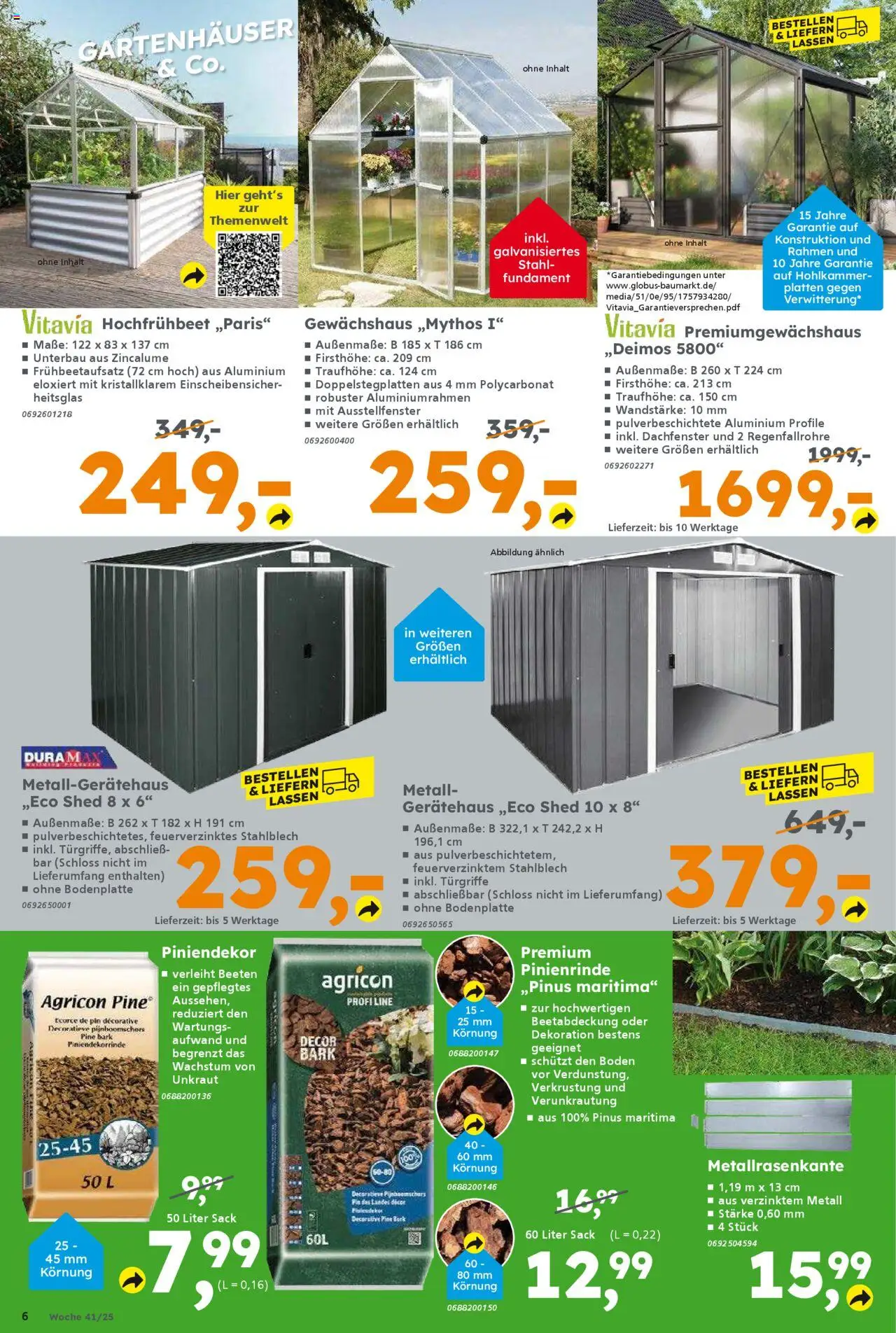 Globus Baumarkt prospekt Oranienburg-Germendorf	 – gültig ab 06.10.2025 | Seite: 6