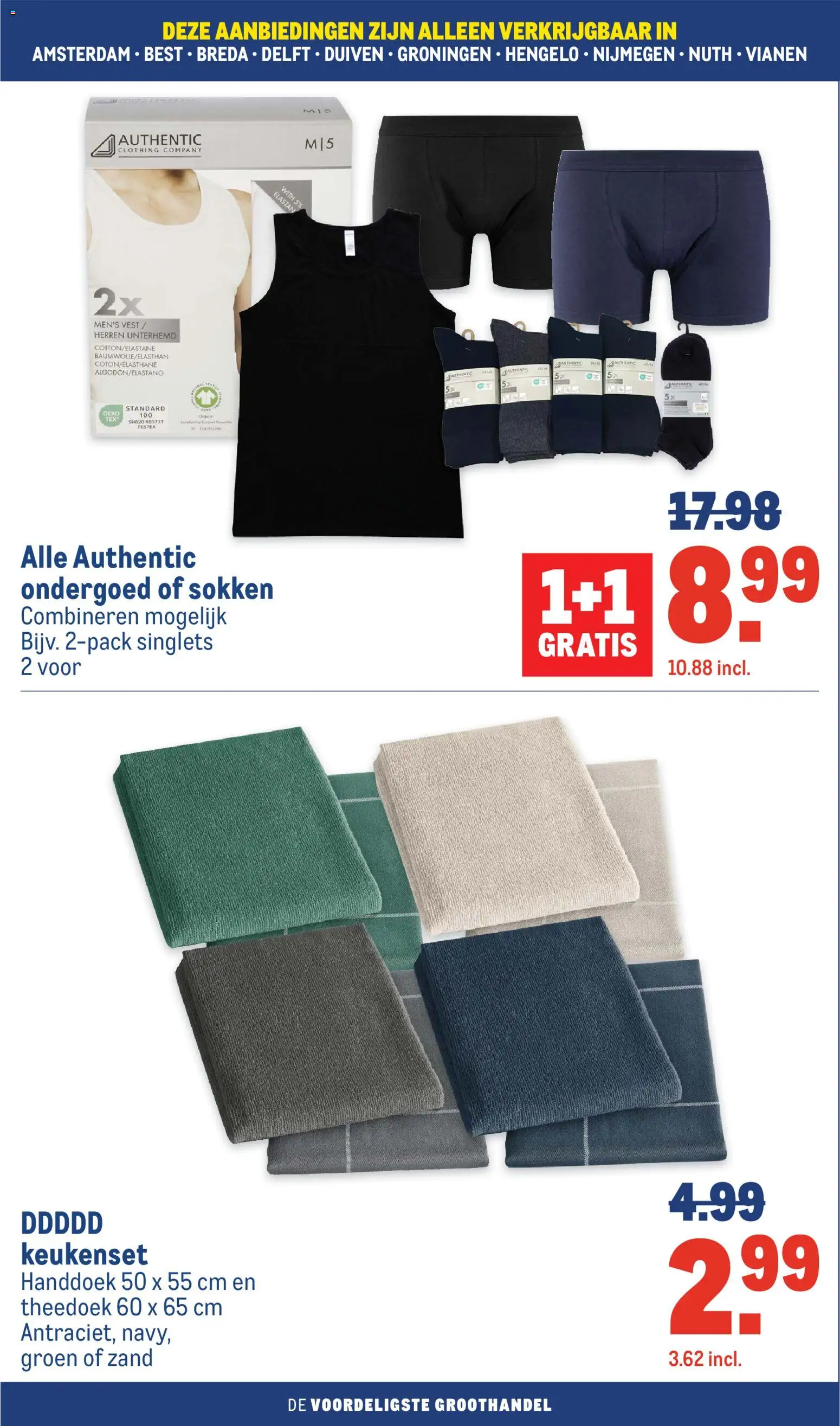 {H1} | Pagina: 22 | Producten: Vest, Sokken, Ondergoed, Handdoek