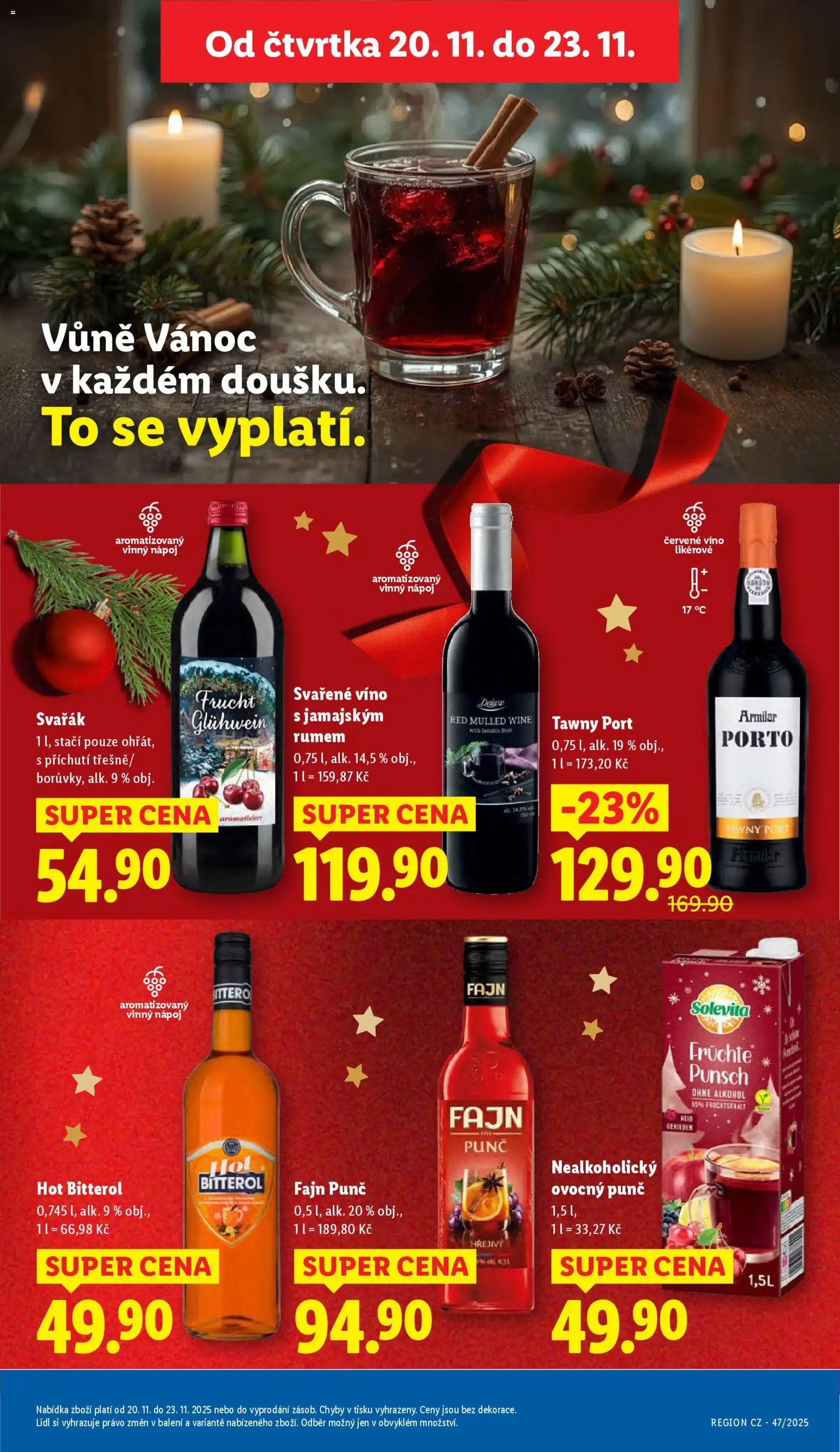 Lidl Black Friday od 20.11.2025 | Strana: 27 | Produkty: Víno, Svařené víno, Červené víno, Solevita