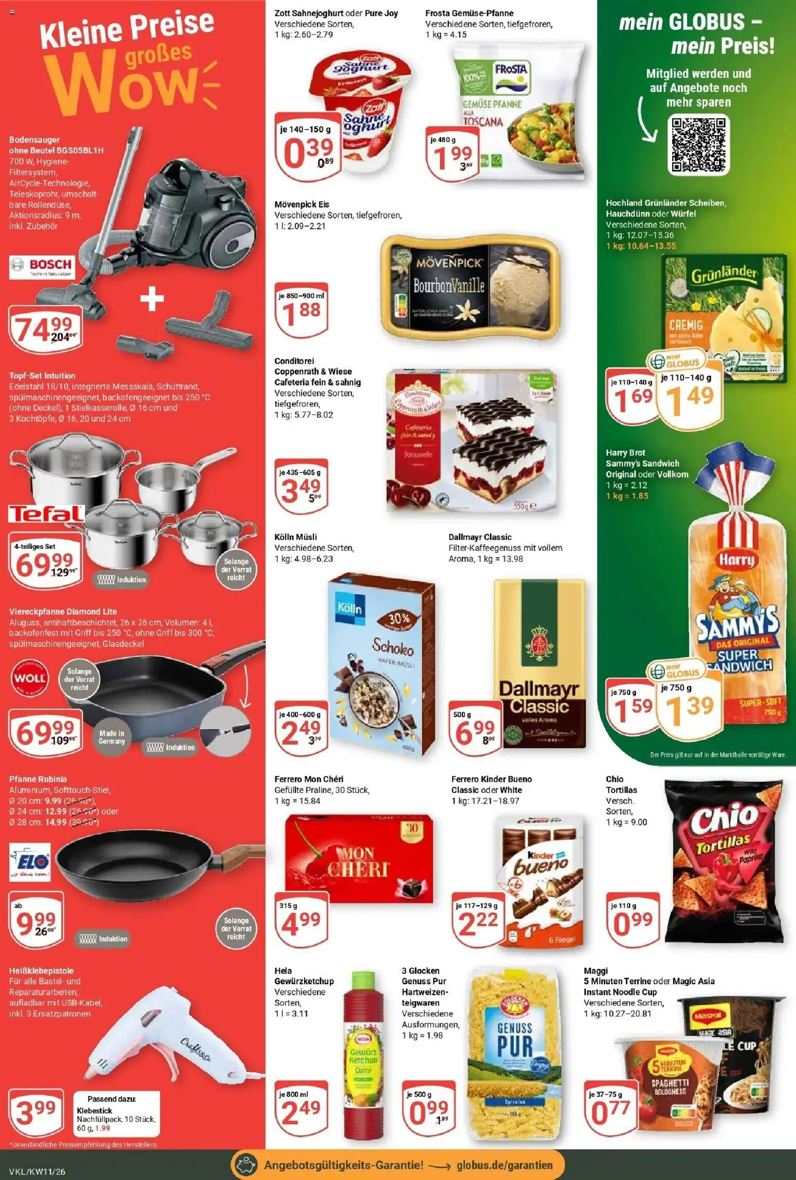 Globus prospekt Völklingen	 – gültig ab 09.03.2026 | Seite: 2 | Produkte: Frosta, Movenpick eis, Eis, Mon cheri