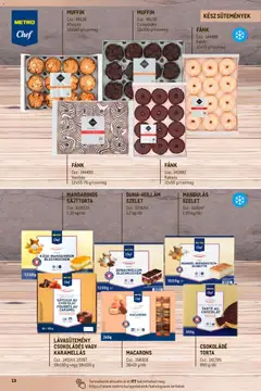 Metro - Mindenünk a kávé - amely érvényes a következő dátumtól: 01.10.2025 | Oldal: 13 | Termékek: Torta, Muffin, Sajttorta, Csokoládé