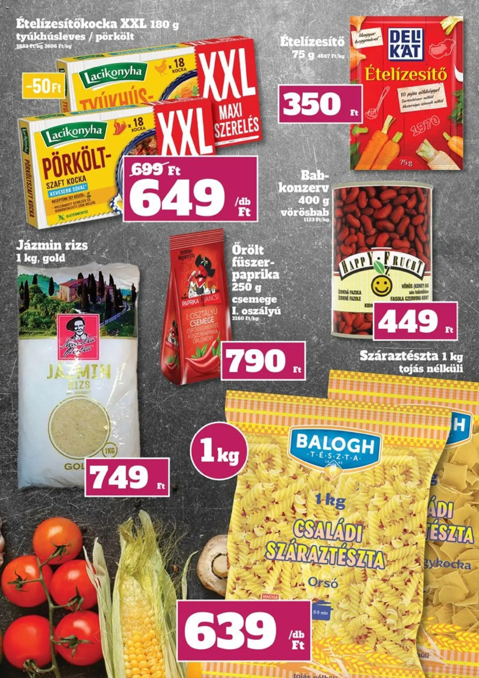 Family Diszkont akciós ujság - amely érvényes a következő dátumtól: 29.04.2026 | Oldal: 11 | Termékek: Jázmin rizs, Tojás, Rizs, Száraztészta