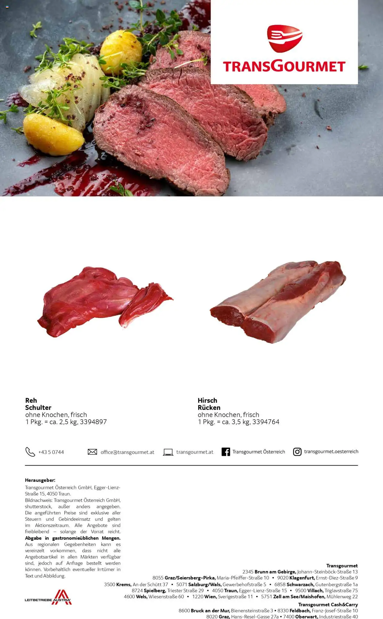 Transgourmet Highlight-Folder Wild gültig ab 26.08.2024 | Seite: 20