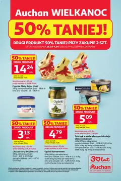 Pogląd oferty "Auchan gazetka - Wielkanoc 50% Taniej" - ważna od 26.03.2026
