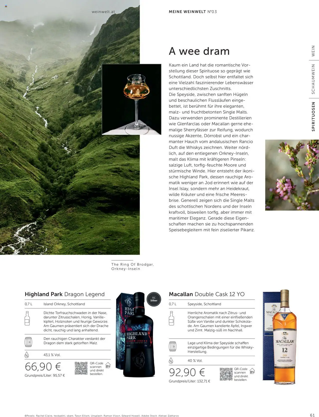 Interspar Weinwelt Magazin Ausgabe Herbst gültig ab 10.09.2025 | Seite: 61 | Produkte: Duft, Wein