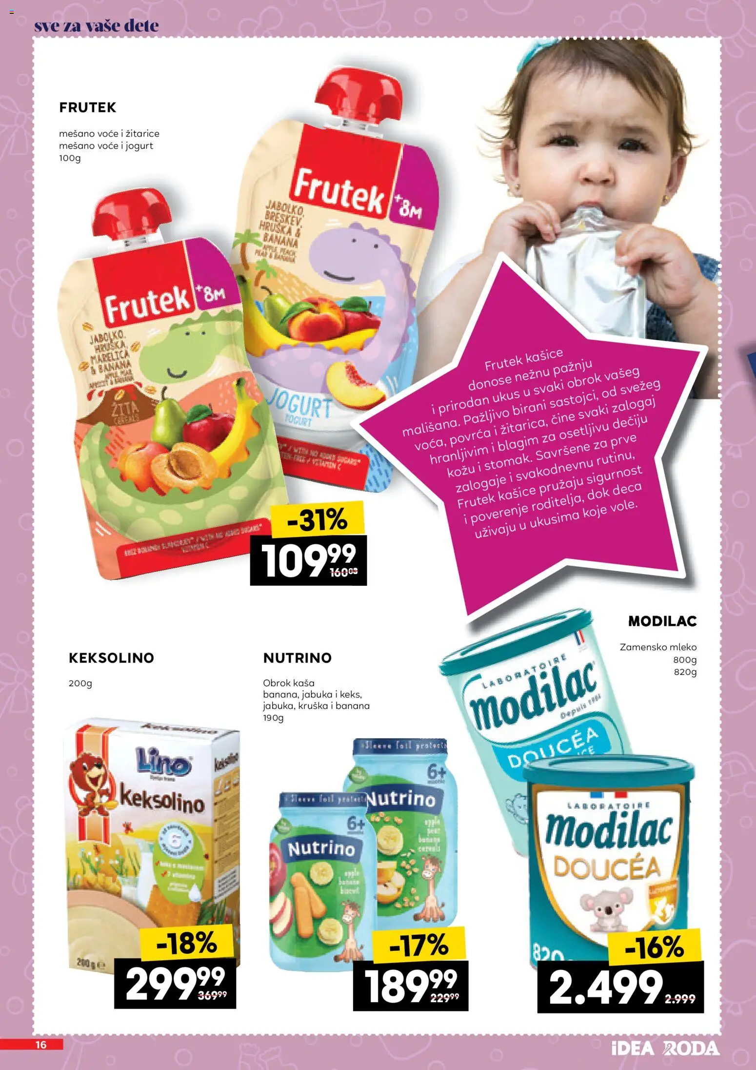 Roda katalog - važi od 19.02.2026 | Strana: 16 | Proizvode: Banana, Žitarice, Mleko, Jogurt