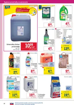 Metro leták platný od 25.02.2026 | Strana: 30 | Produkty: Prací prášok, Hubka, Aviváž, Čistiaci prostriedok