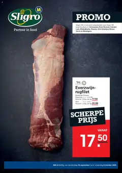 Sligro - Promo - Voorbeeld van een folder van Sligro, geldig van 18.09.2025