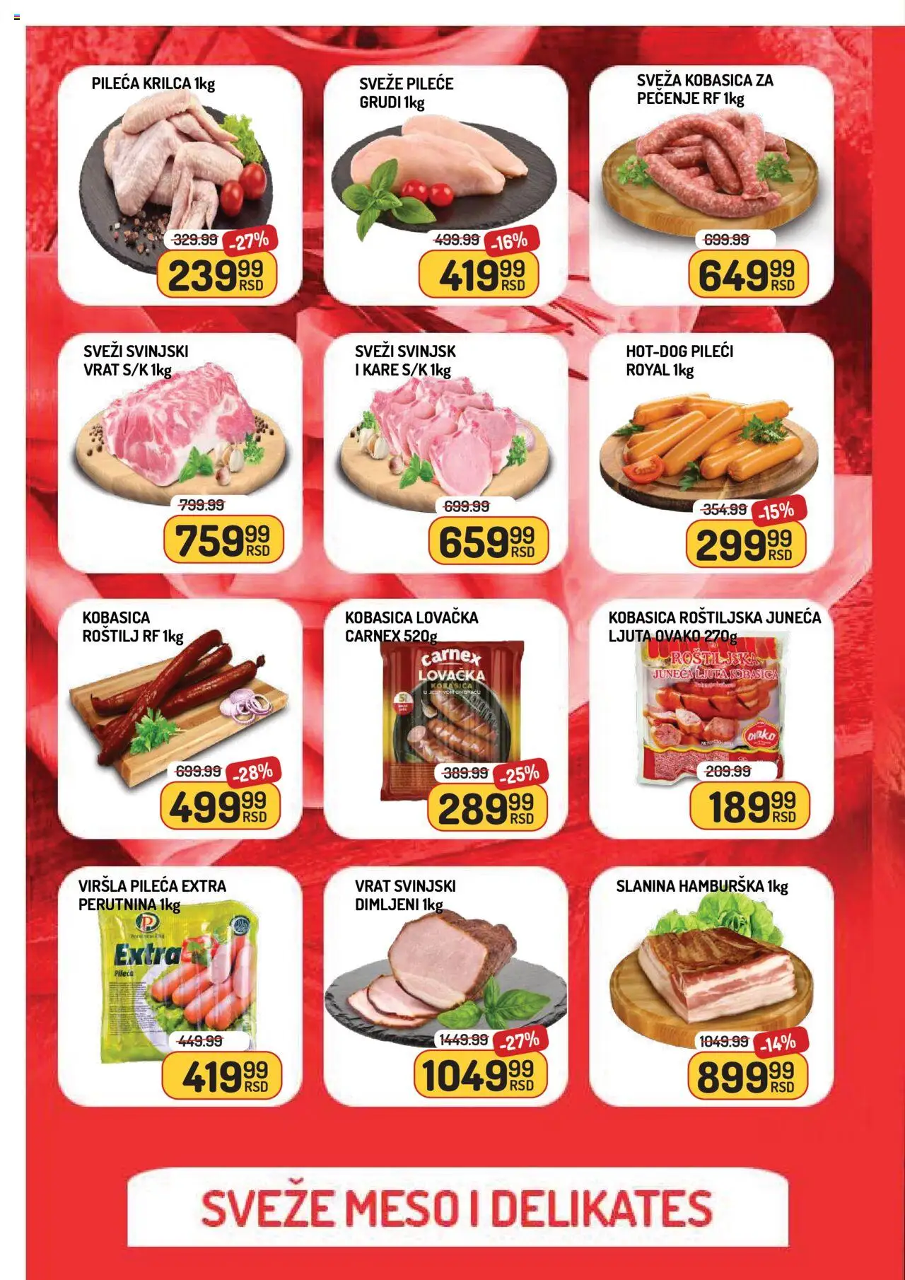 Aman katalog - važi od 05.09.2025 | Strana: 2 | Proizvode: Slanina, Kobasica, Roštilj