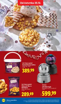 Let's have a party! Karamelizovane kokice, Karamelizovane kokice, 250 g - pregled Lidl kataloga - važi od 25.12.2025 | Strana: 40