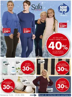 Forhåndsvisning av Spar Kjøp kundeavis gyldig fra 16.02.2026