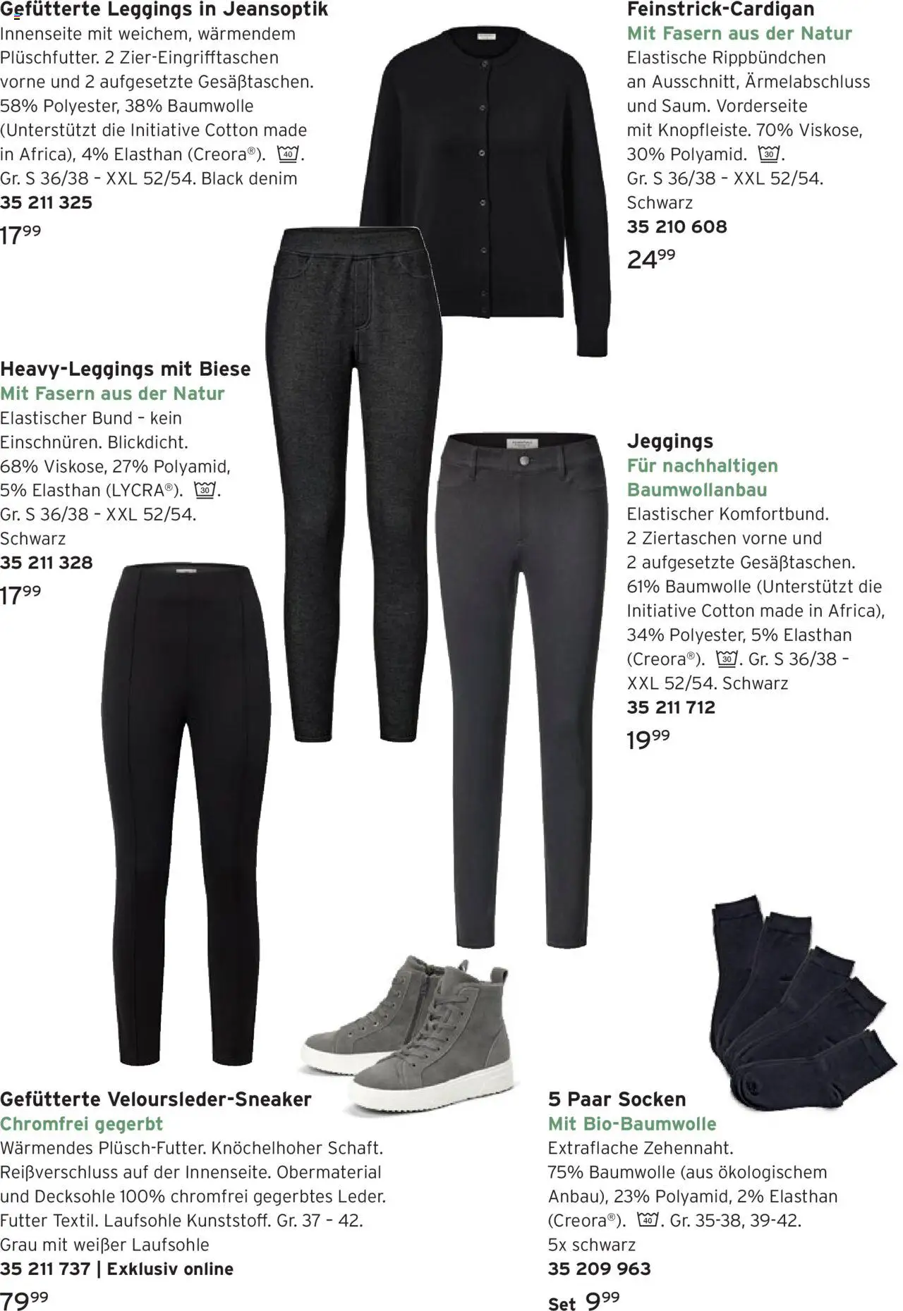 Prospekt Tchibo Winter chic – gültig ab 15.10.2025 | Seite: 25 | Produkte: Socken, Leggings