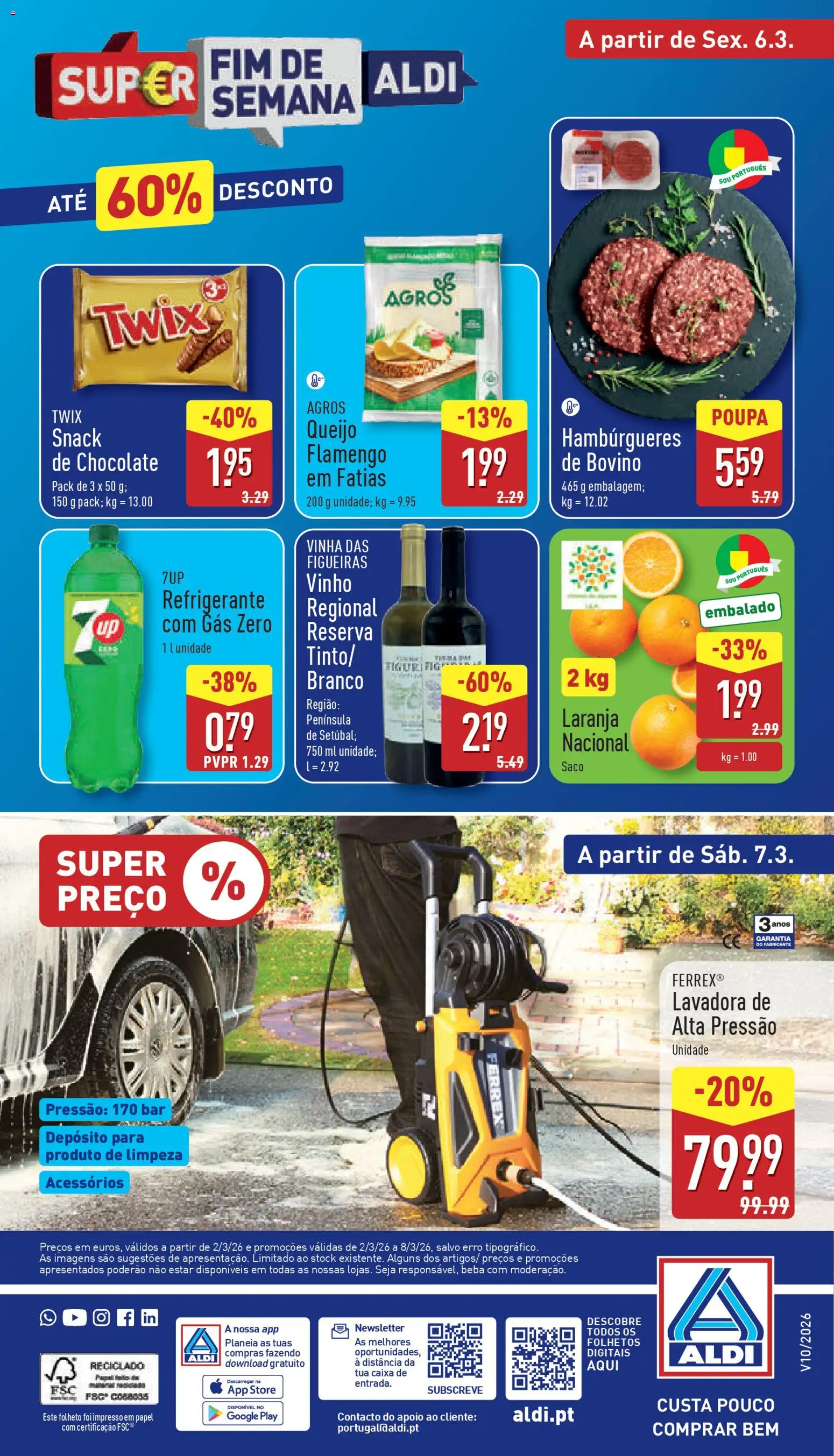 Aldi folheto │ válido de 02.03.2026 | Página: 28 | Produtos: Refrigerante, Queijo, Chocolate, Vinho
