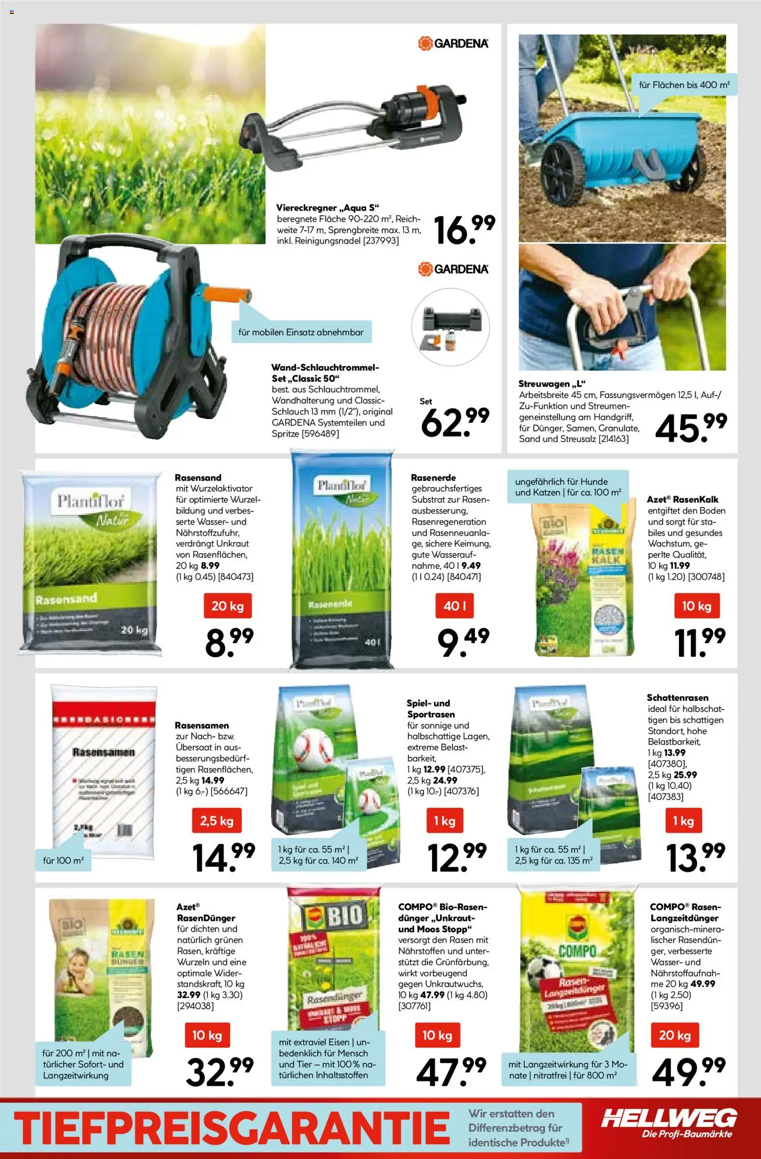 HELLWEG Flugblatt gültig ab 09.04.2026 | Seite: 11 | Produkte: Wasser, Spiel