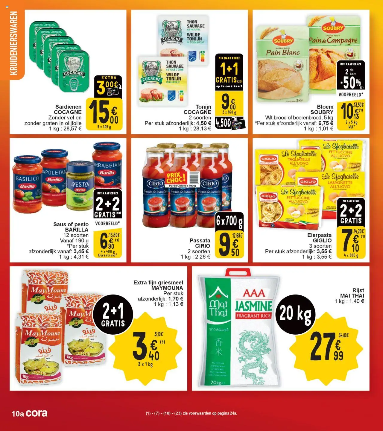 | Pagina: 10 | Producten: Rijst, Saus, Graham liszt, Brood