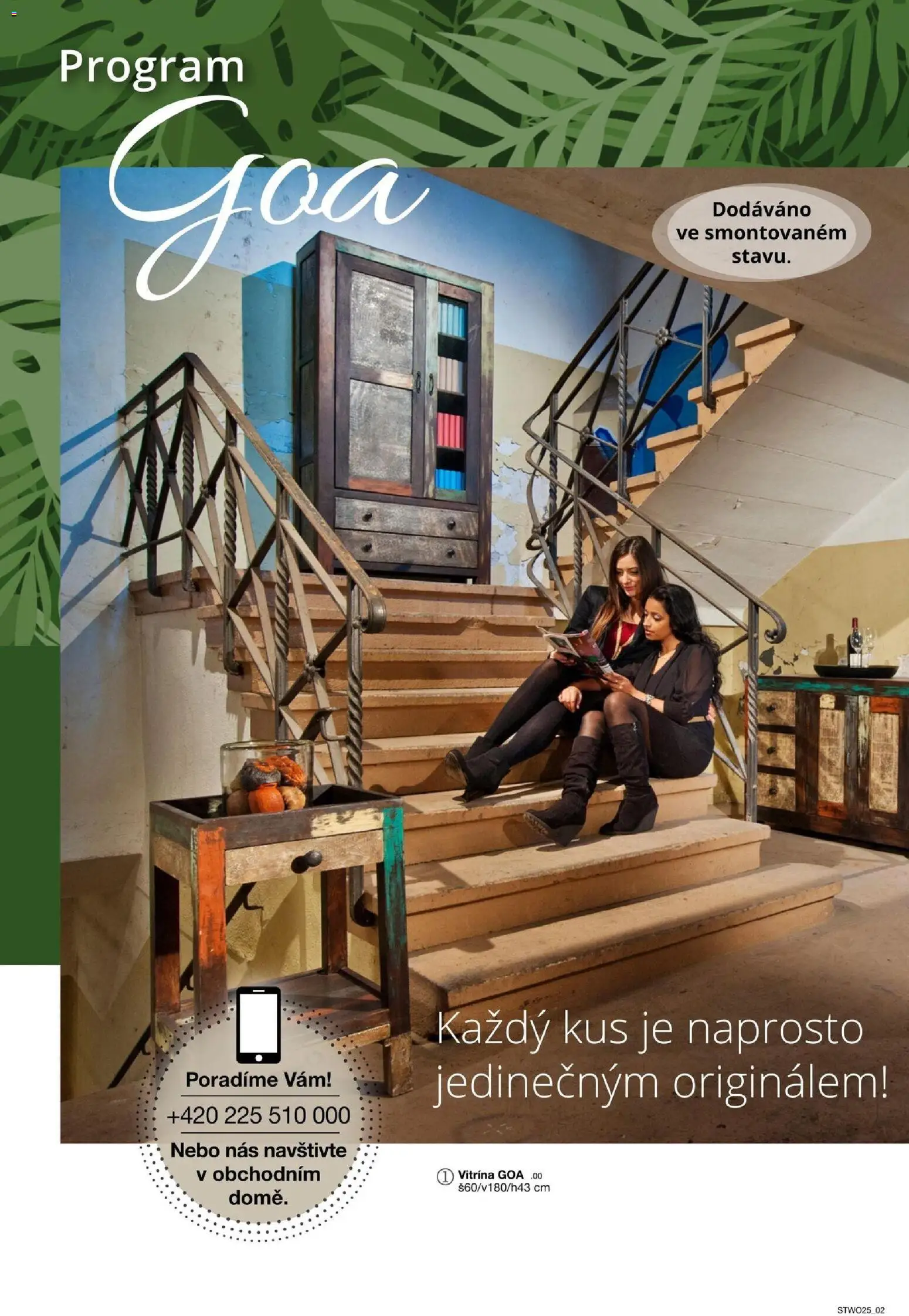 Sconto nábytek katalog - Nábytek z masivu od 01.01.2026 | Strana: 2 | Produkty: Vitrína