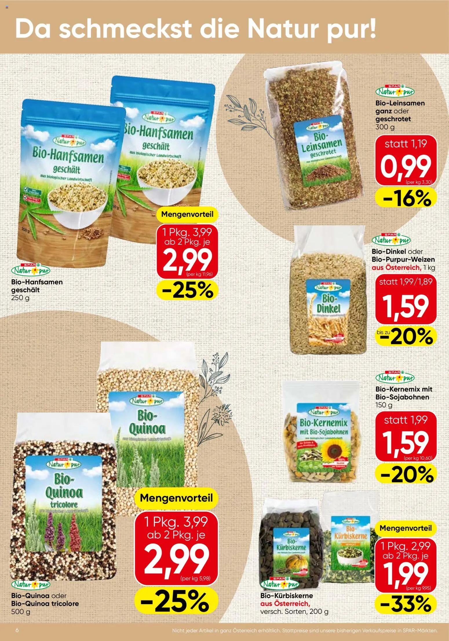 Spar Flugblatt - Burgenland gültig ab 05.03.2026 | Seite: 6