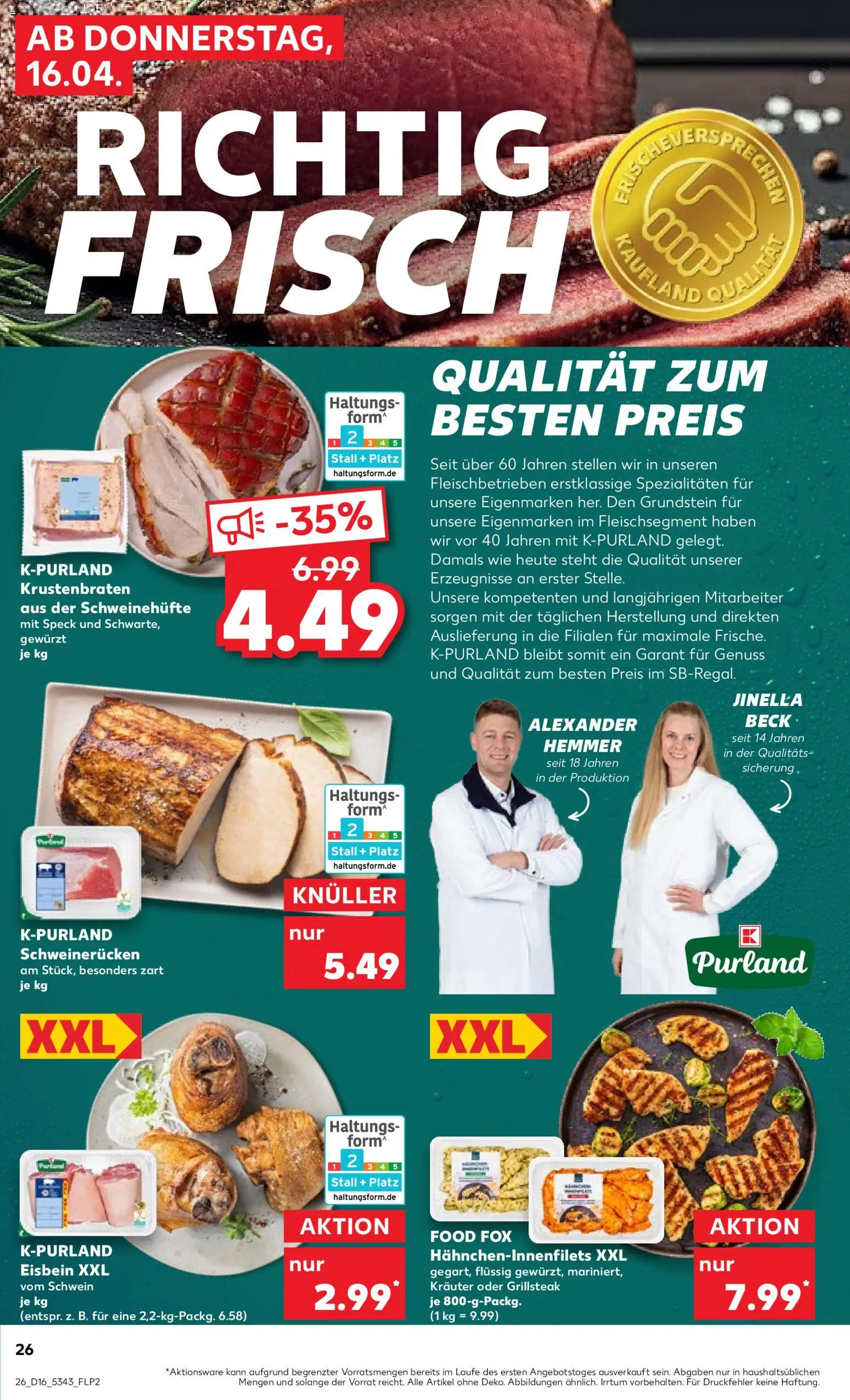 Kaufland Německo leták od 16.04.2026 | Strana: 26 | Produkty: Forma