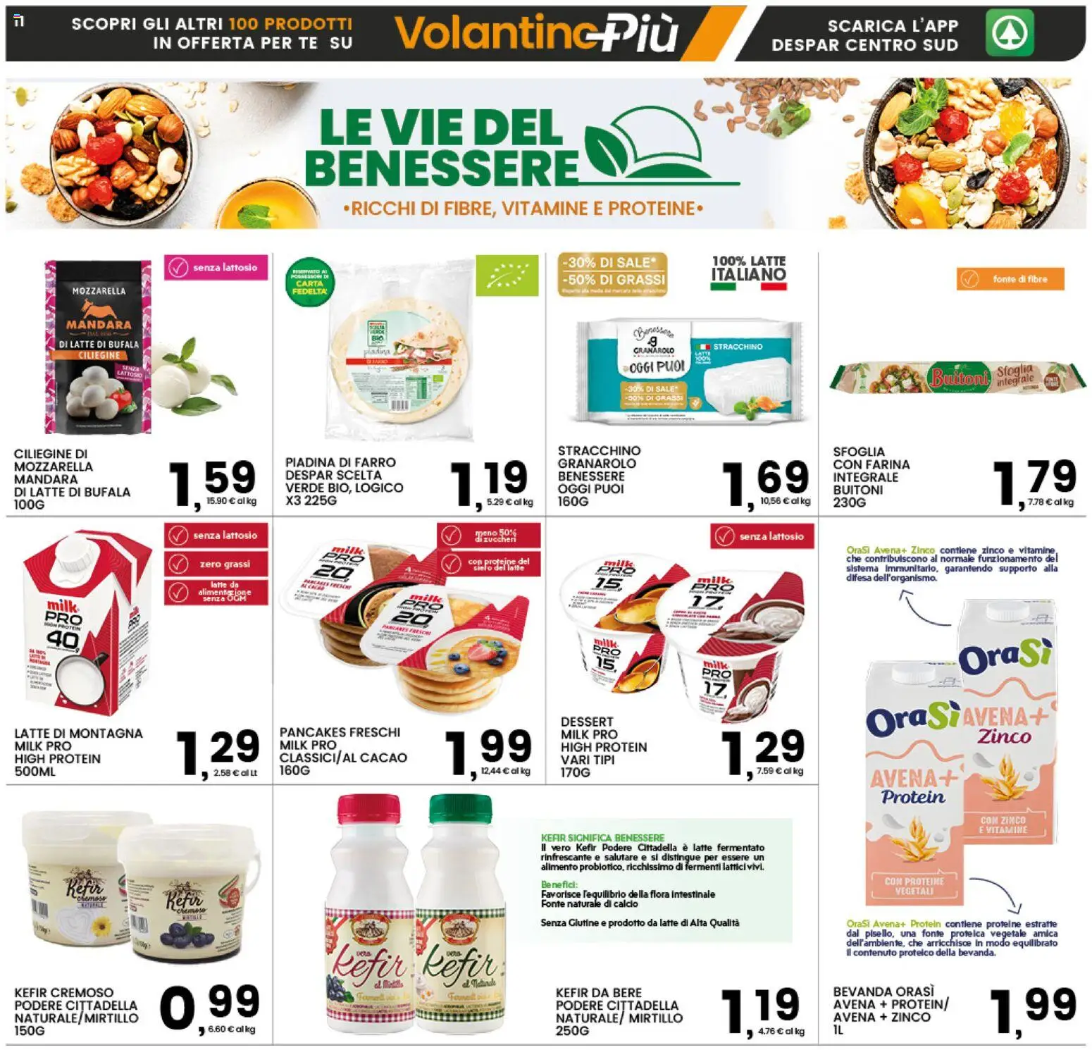 Volantino Interspar del 29.01.2026 | Pagina: 11 | Prodotti: Tè, Mozzarella, Latte, Cacao