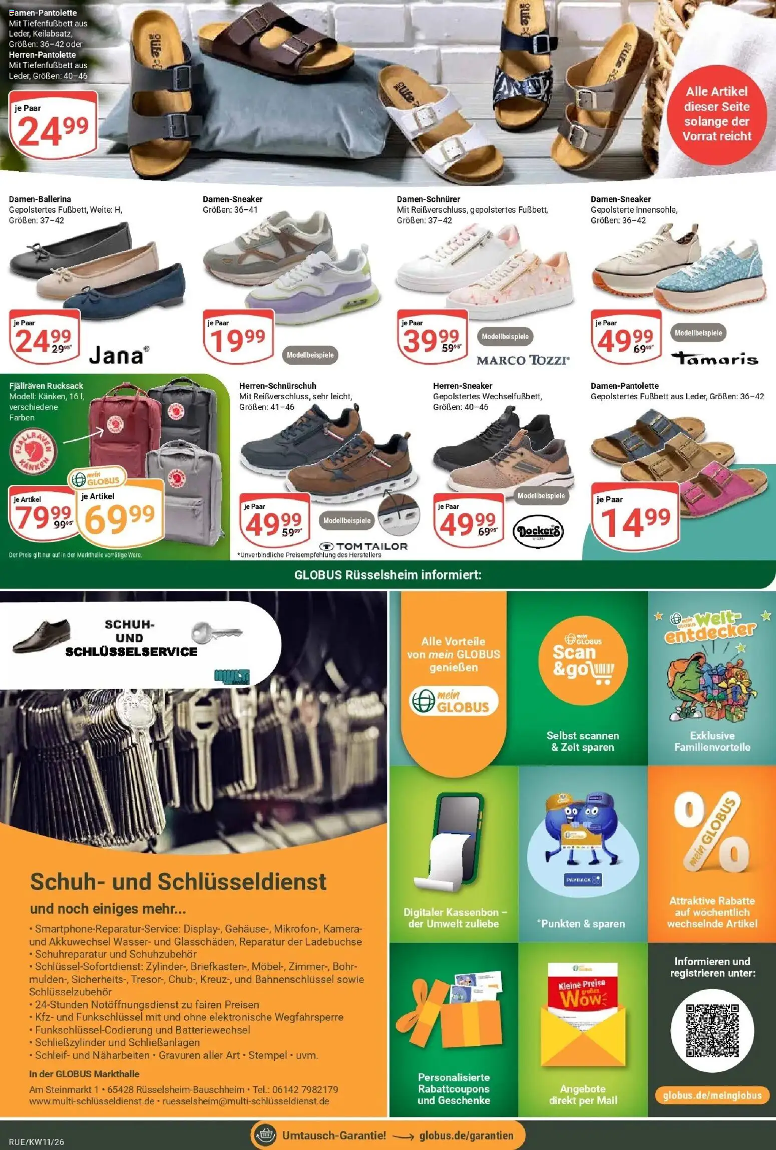 Globus prospekt Rüsselsheim	 – gültig ab 09.03.2026 | Seite: 23 | Produkte: Kamera, Wasser, Rucksack