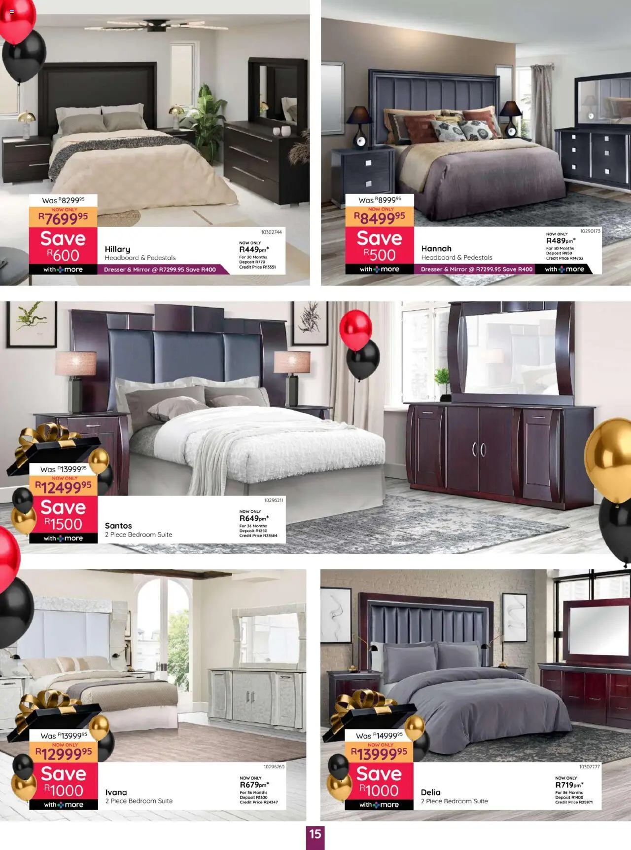 Bradlows Specials │ valid from 19.06.2025 | Page: 15 | Products: Headboard, Mirror