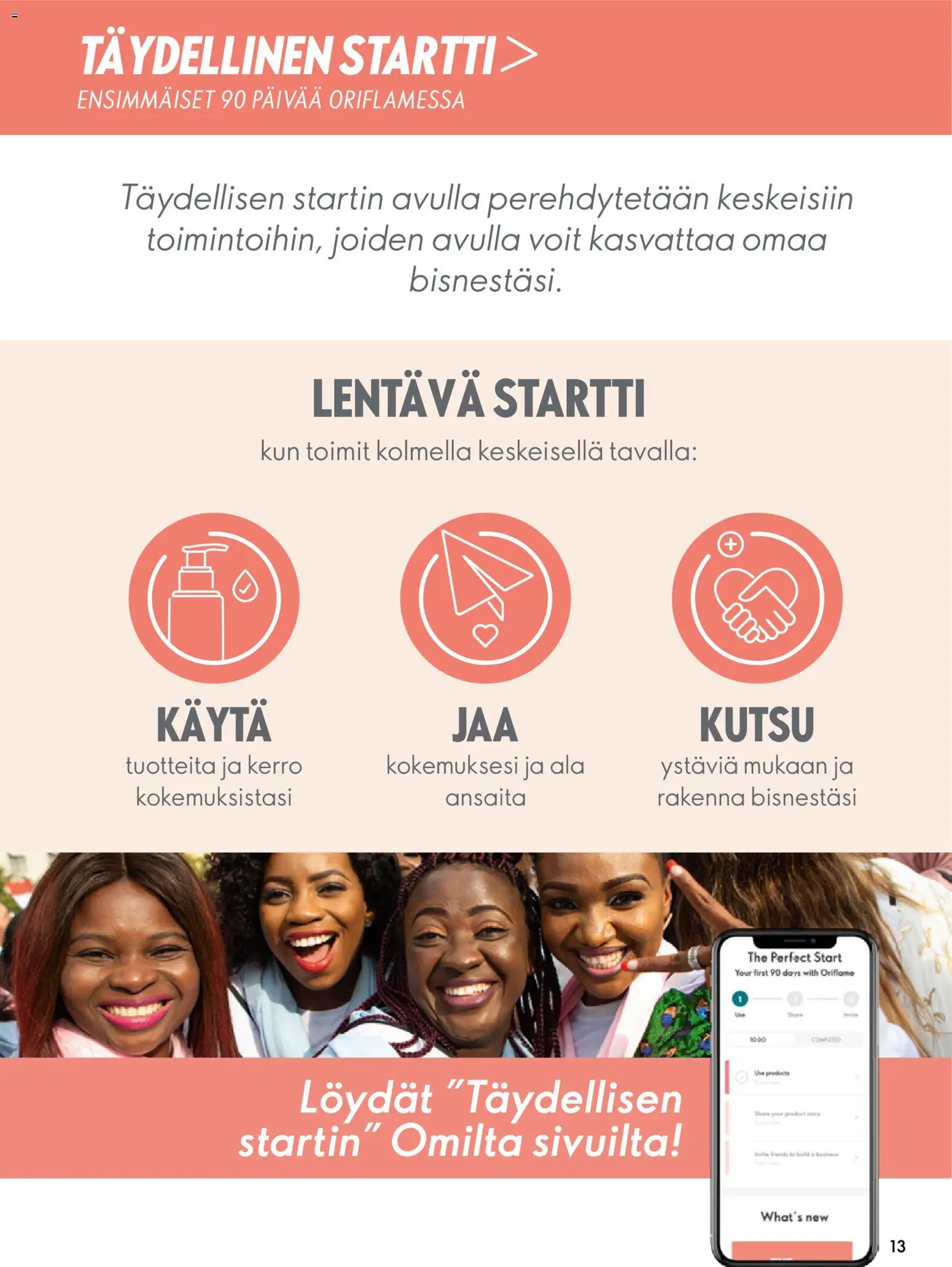 Oriflame - Täydellinen Startti – voimassa 01.01.2026 alkaen | Sivu: 13