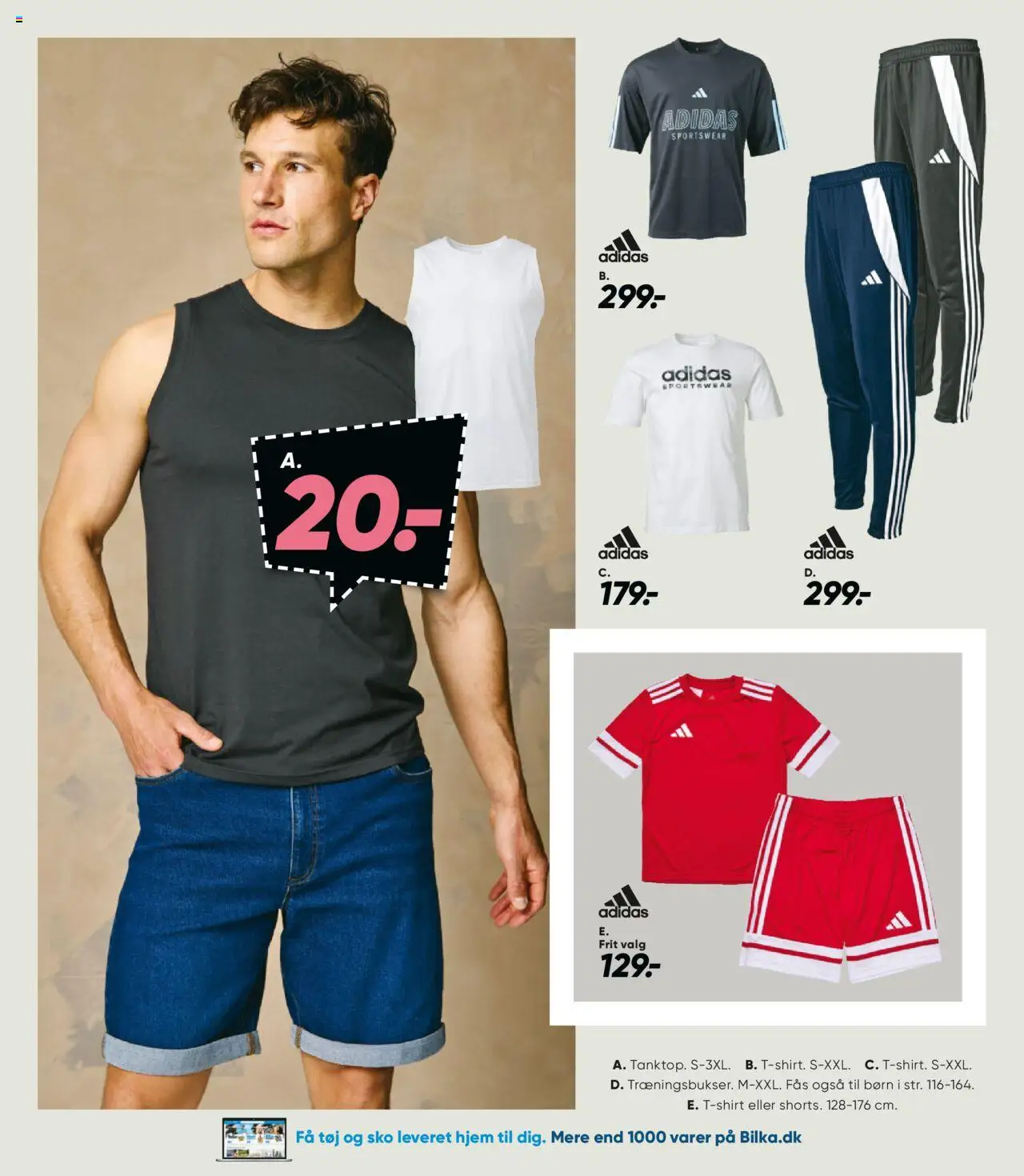 Bilka Tilbudsavis gyldig fra 27.06.2025 | Side: 45 | Produkter: Tanktop, T-shirt, Sko, Tøj