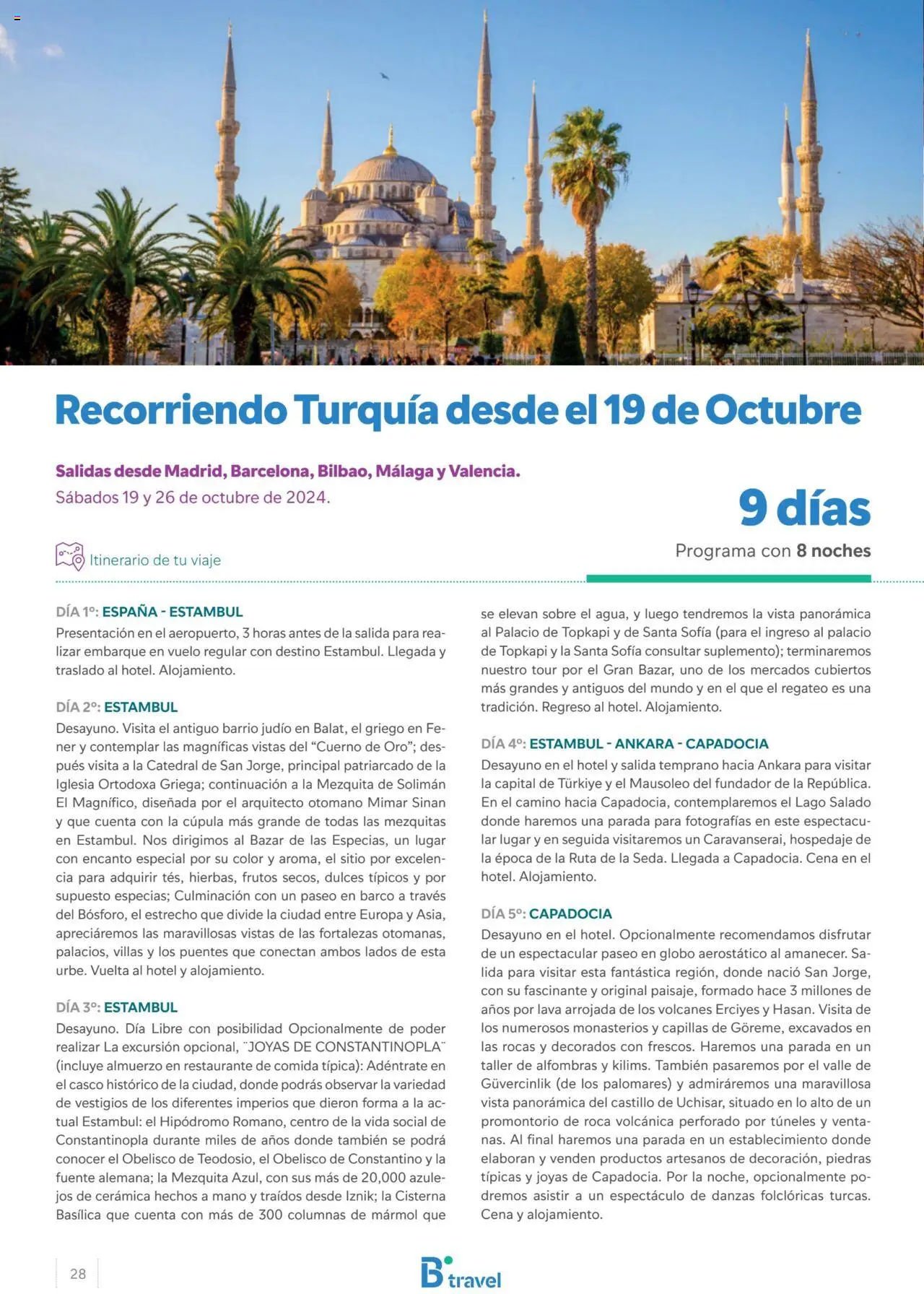 B the travel brand Turquía │ válido desde el 09.05.2024 | Página: 28