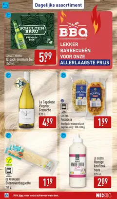 Aldi folder week 17 - Voorbeeld van een folder van Aldi, geldig van 20.04.2026 | Pagina: 24 | Producten: Baguette, Saus, La, Knoflook