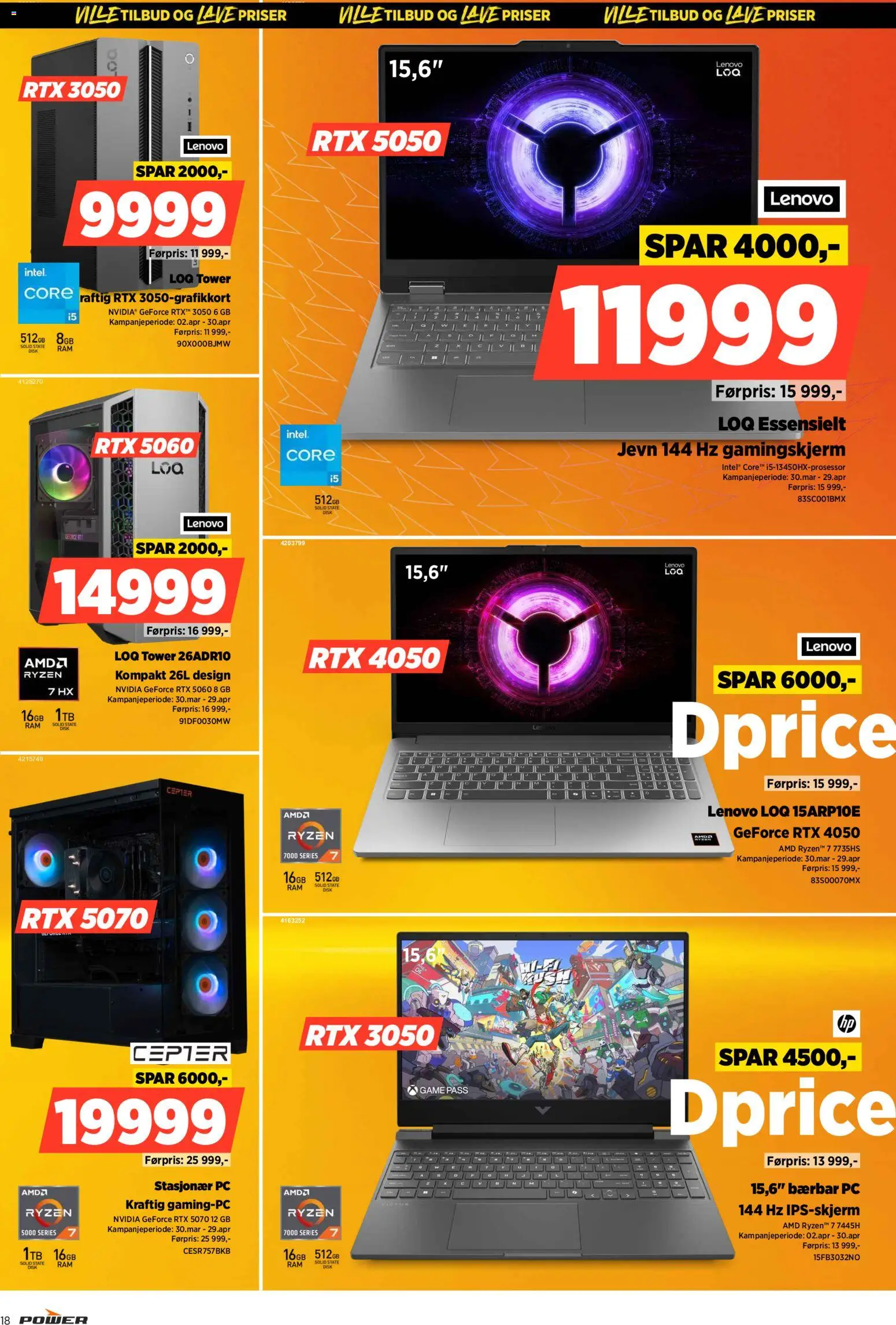 {H1} | Side: 18 | Produkter: Pc, Thon en boite