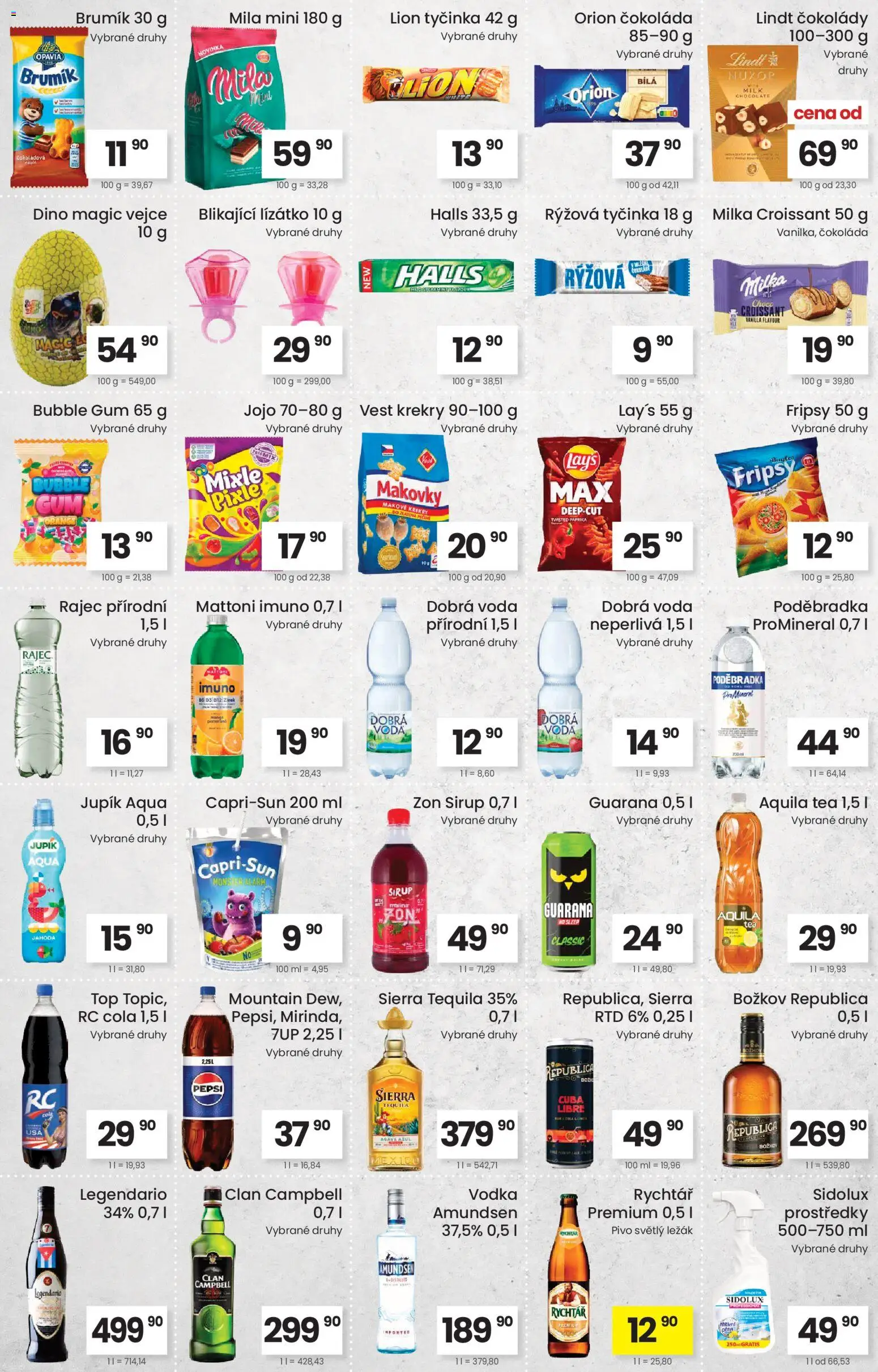 Kubík leták od 25.11.2025 | Strana: 3 | Produkty: Sirup, Aquila, RC Cola, Cola