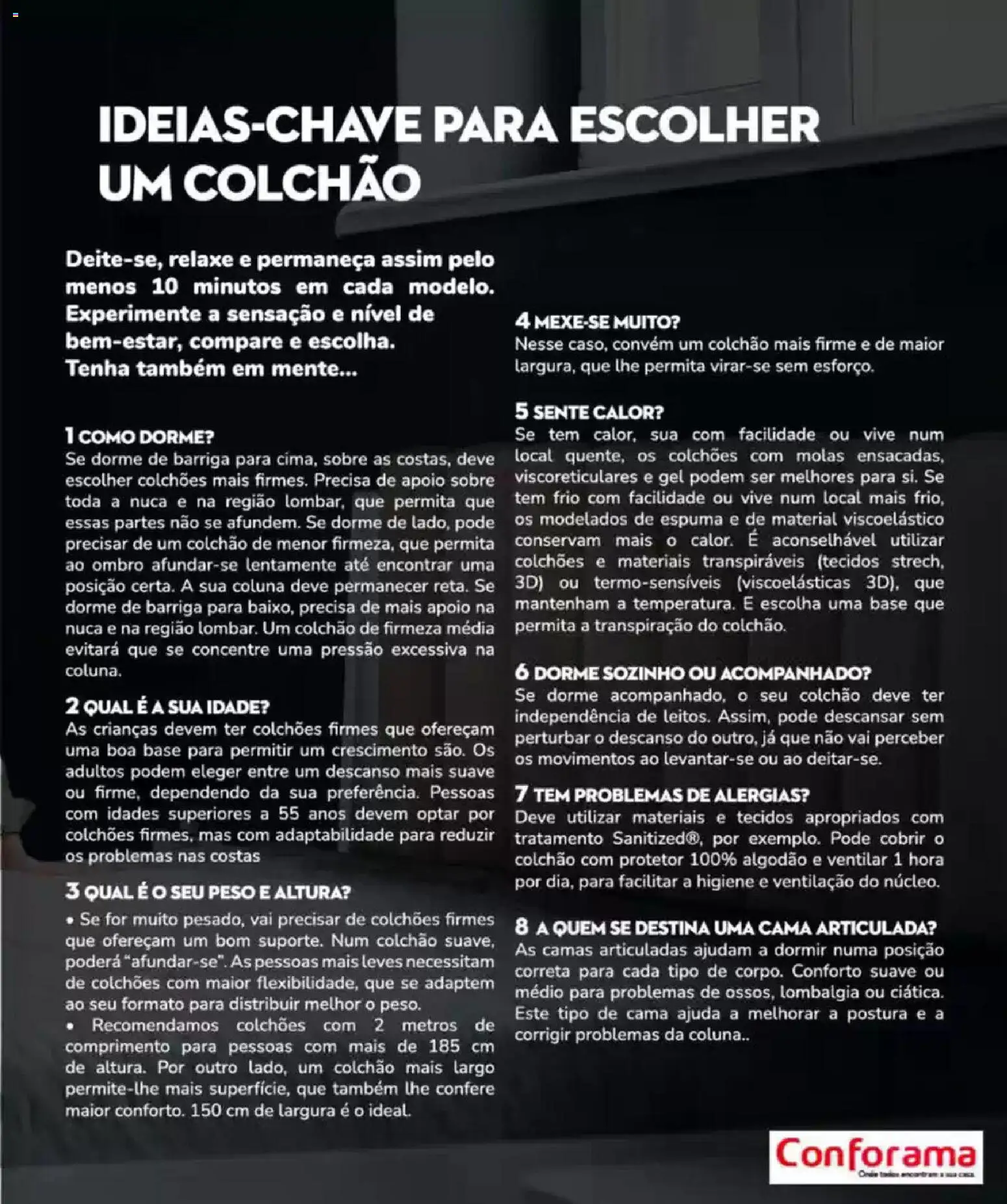Conforama Camitis │ válido de 05.02.2026 | Página: 89 | Produtos: Colchões, Base, Cama, Colchão