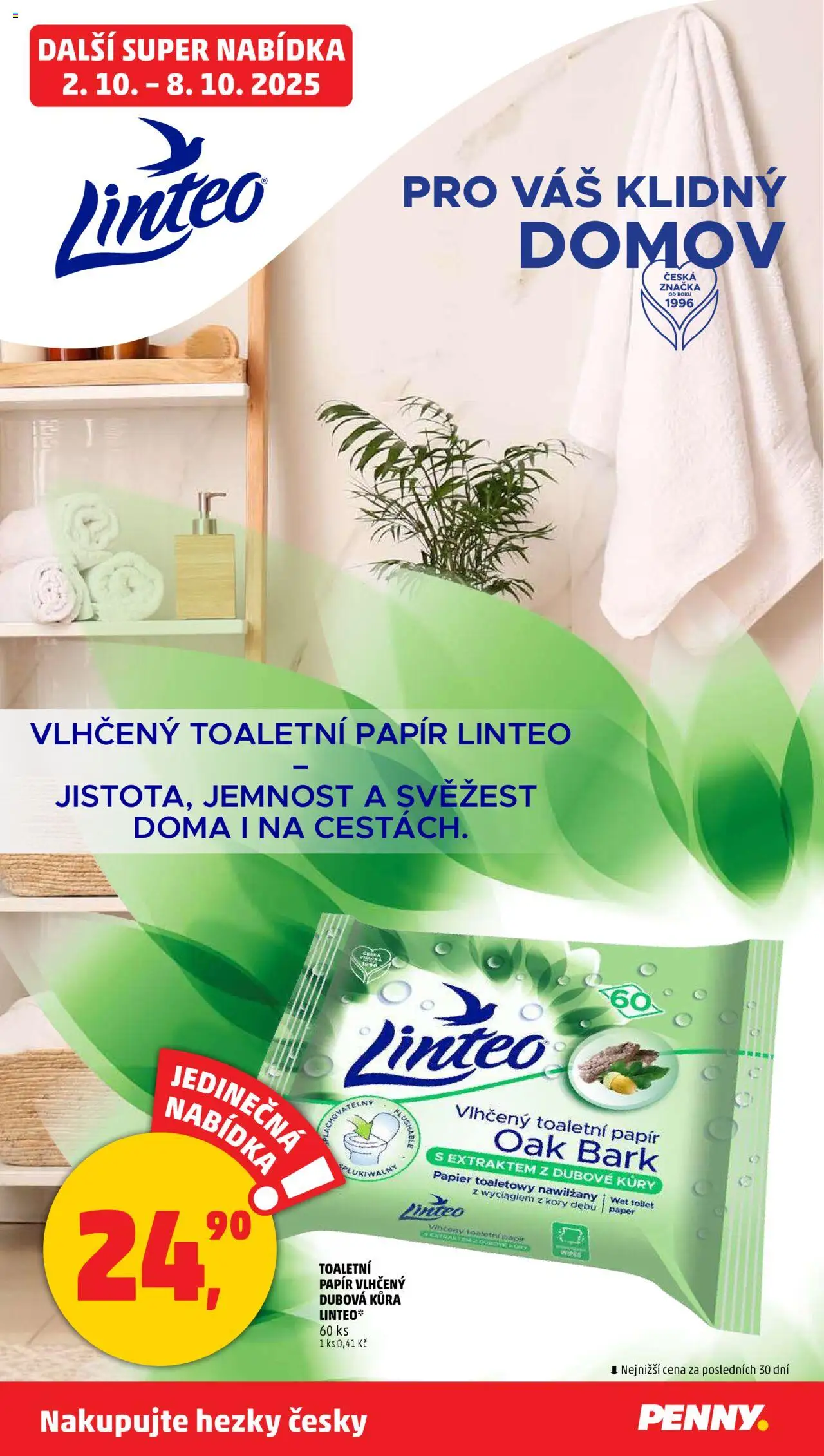 Penny Market leták - Čtvrtečník od 02.10.2025 | Strana: 35 | Produkty: Toaletní papír