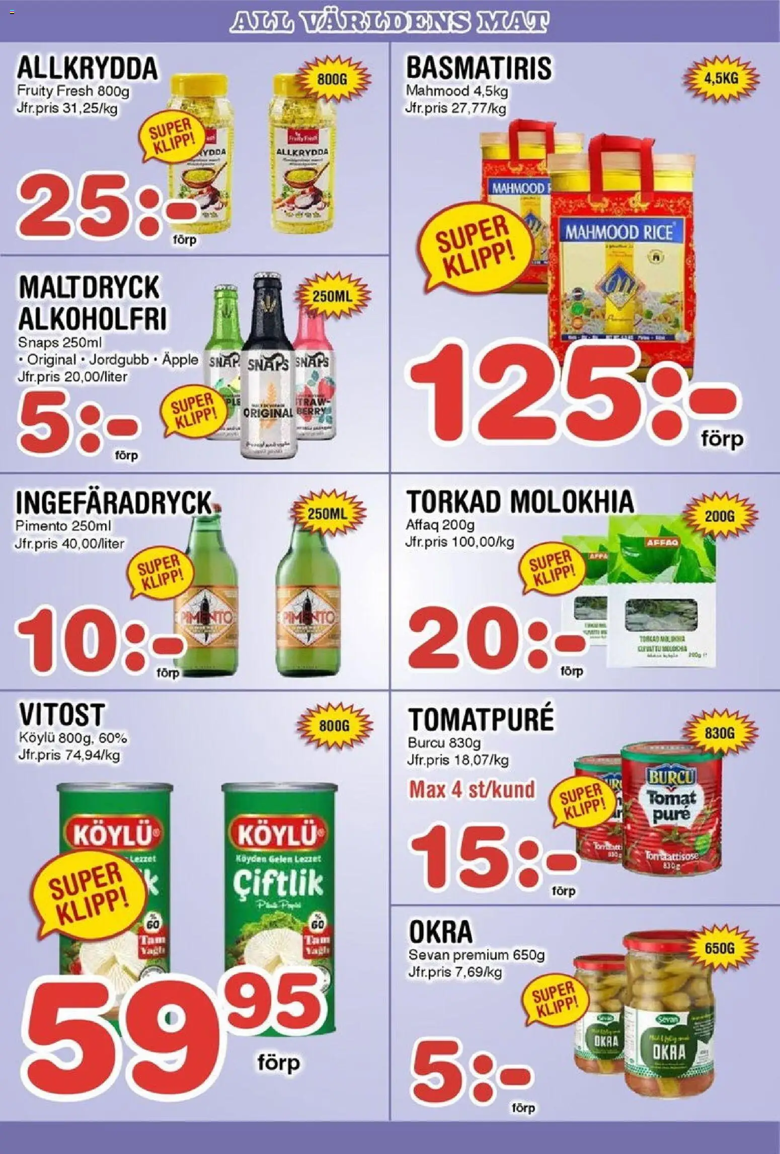 Nya Pulsen reklamblad aktuell från 24.11.2025 | Sida: 21 | Produkter: Tomatpure