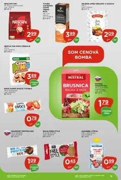 Terno leták platný od 29.01.2026 | Strana: 11 | Produkty: Káva, Protein, Cini Minis, Cereálie