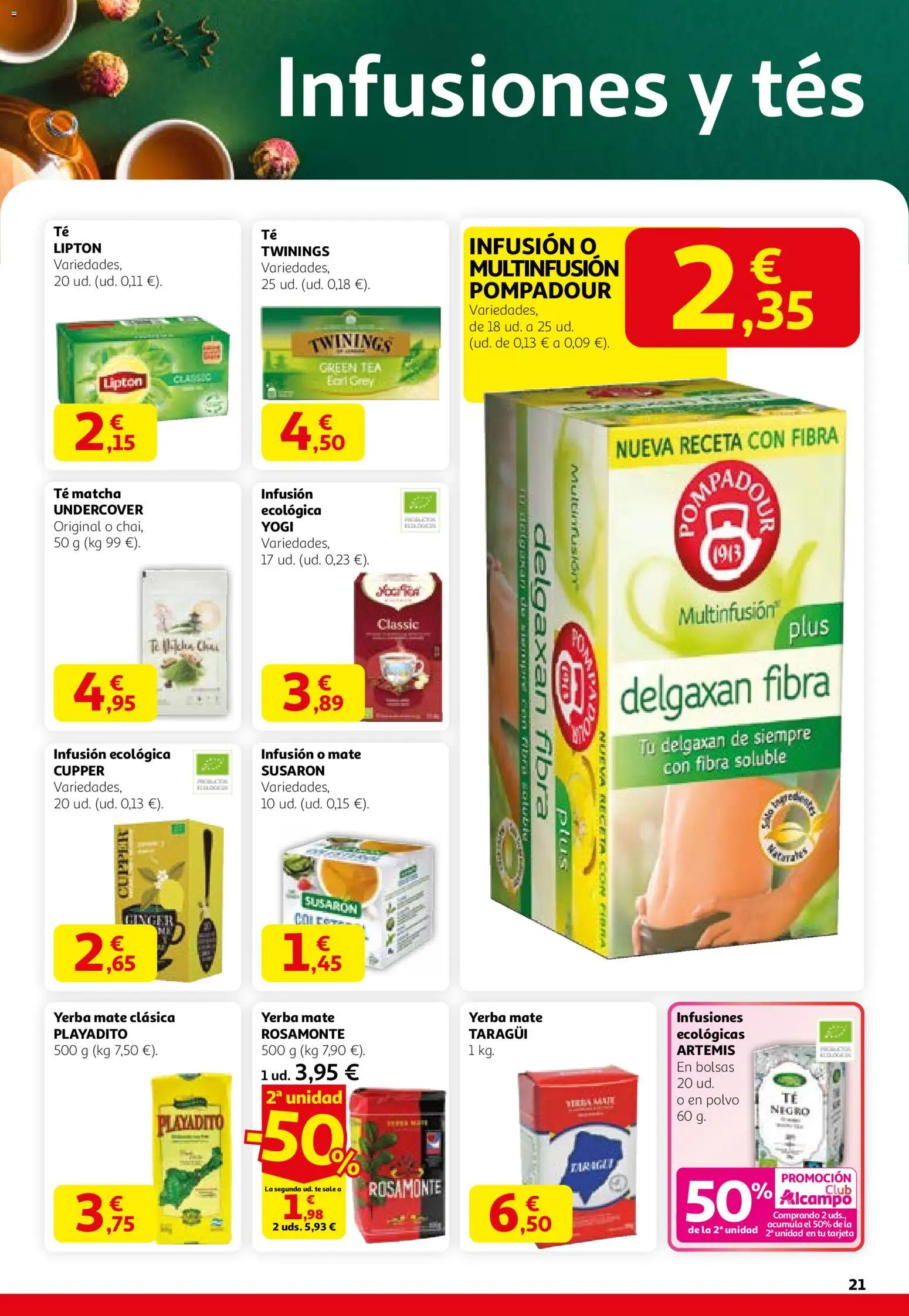 Alcampo - HG Catalán  │ válido desde el 12.02.2026 | Página: 21 | Productos: Polvo, Té