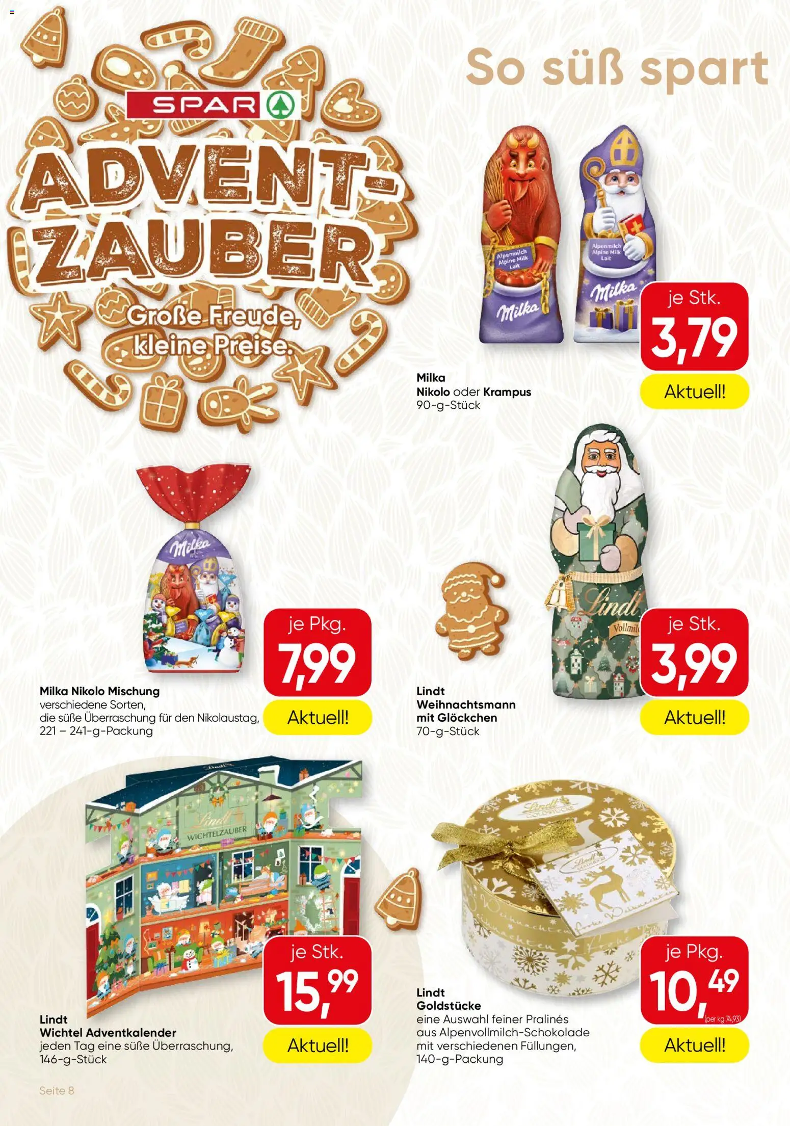 SPAR Gourmet Flugblatt gültig ab 20.11.2025 | Seite: 8