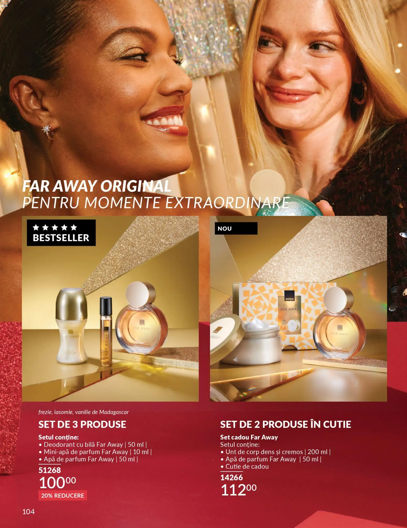 Noul catalog Avon – valabil de la 01.12.2025 | Pagină: 104 | Produse: Unt de corp, Cutie, Parfum, Unt