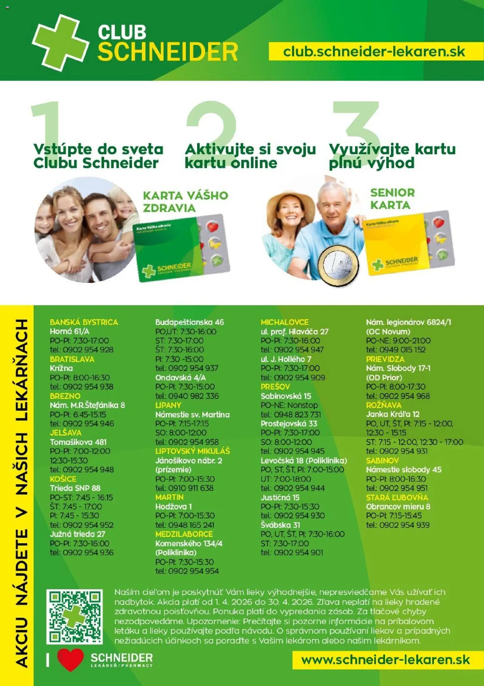 Nové Schneider lekáreň akcie – leták je platný od 01.04.2026 | Strana: 12