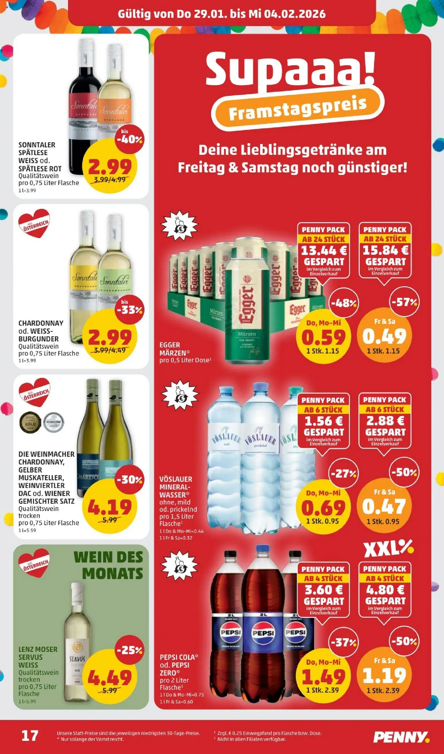 Penny Markt Flugblatt gültig ab 29.01.2026 | Seite: 17 | Produkte: Wein