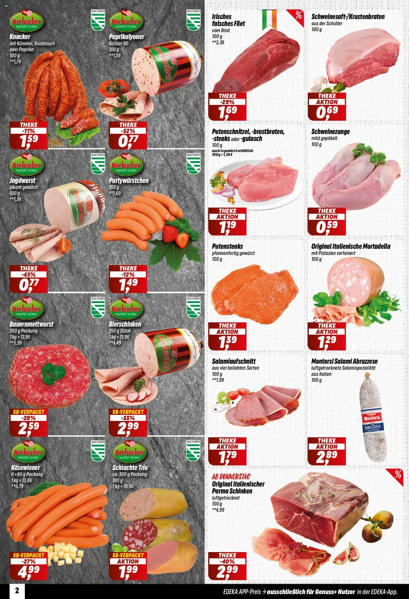 Simmel Prospekt 	 – gültig ab 02.02.2026 | Seite: 2 | Produkte: Theke, Knoblauch, Salami, Schinken