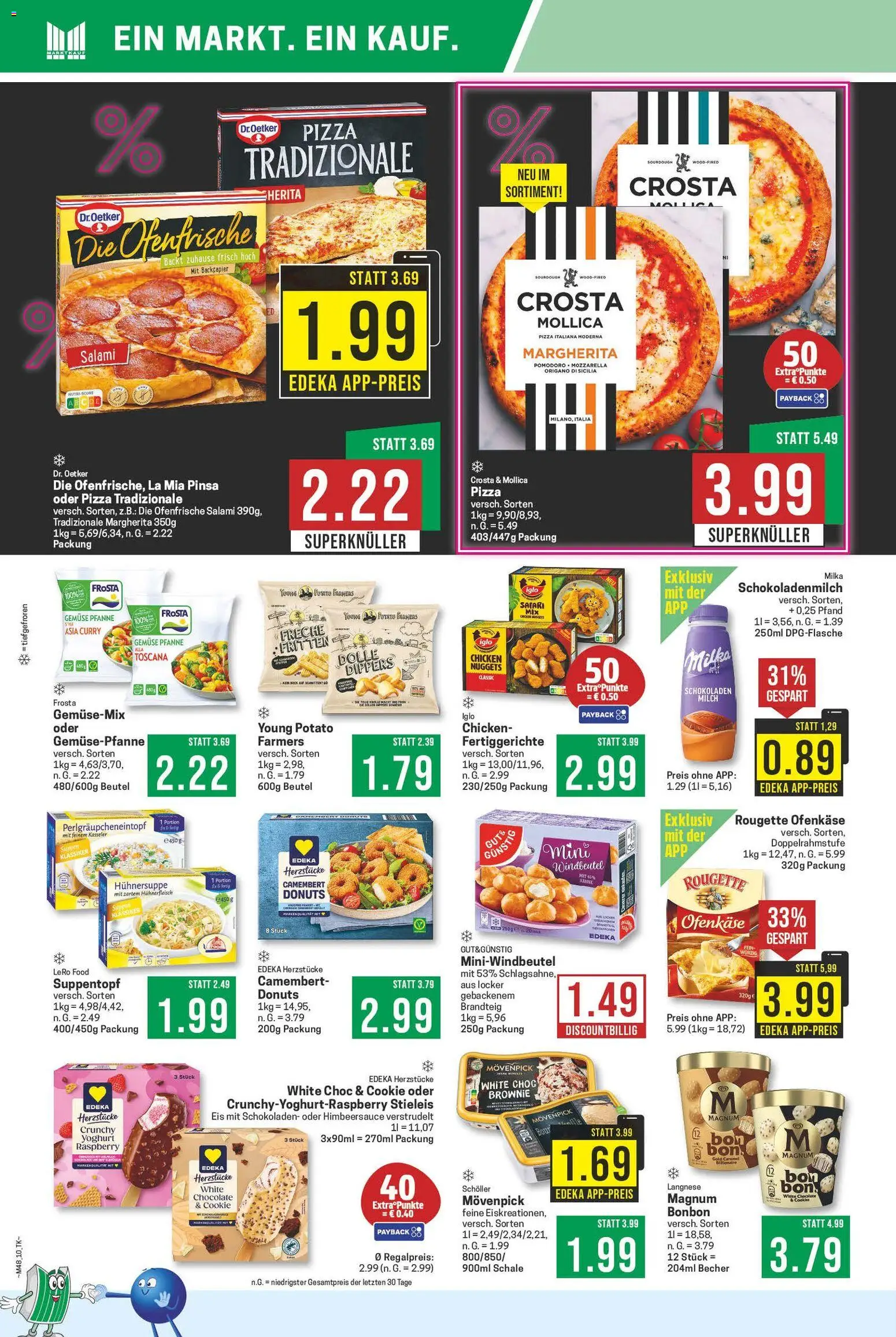 Marktkauf - Black Friday – gültig ab 24.11.2025 | Seite: 10 | Produkte: Milka, Frosta, Salami, Hühnerfleisch