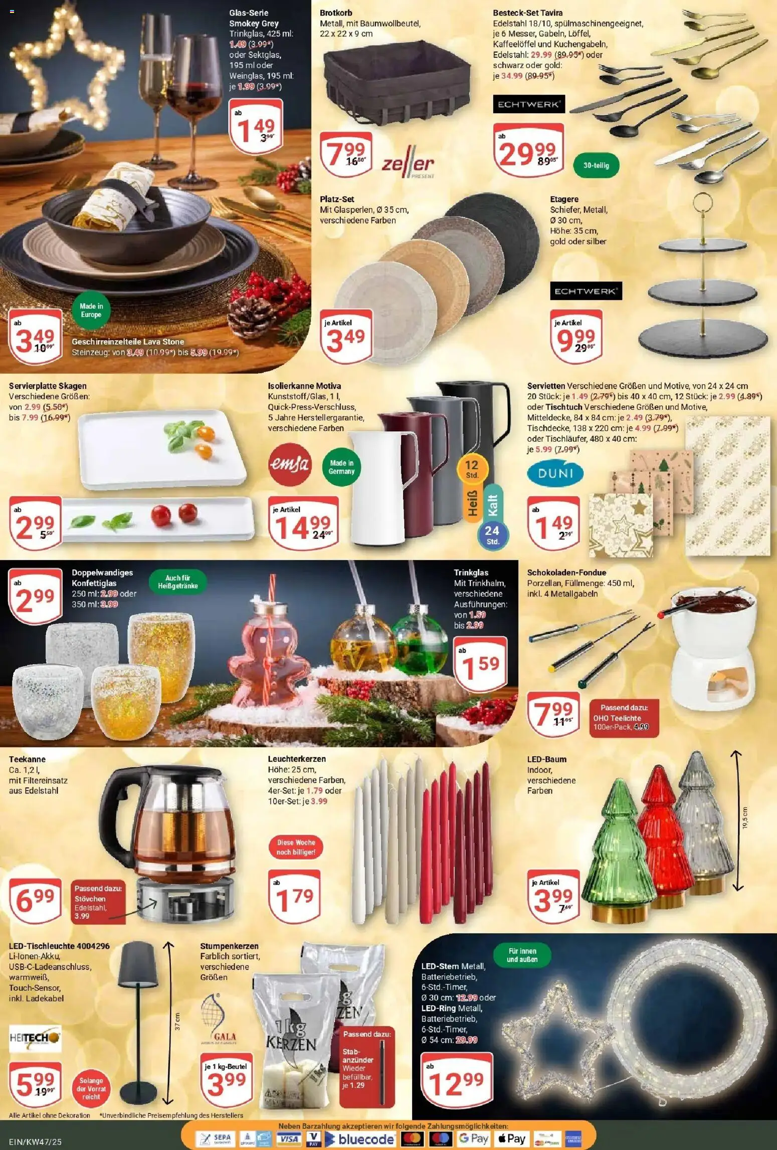 Globus prospekt Homburg-Einöd	 – gültig ab 17.11.2025 | Seite: 23 | Produkte: Ladekabel, Teekanne