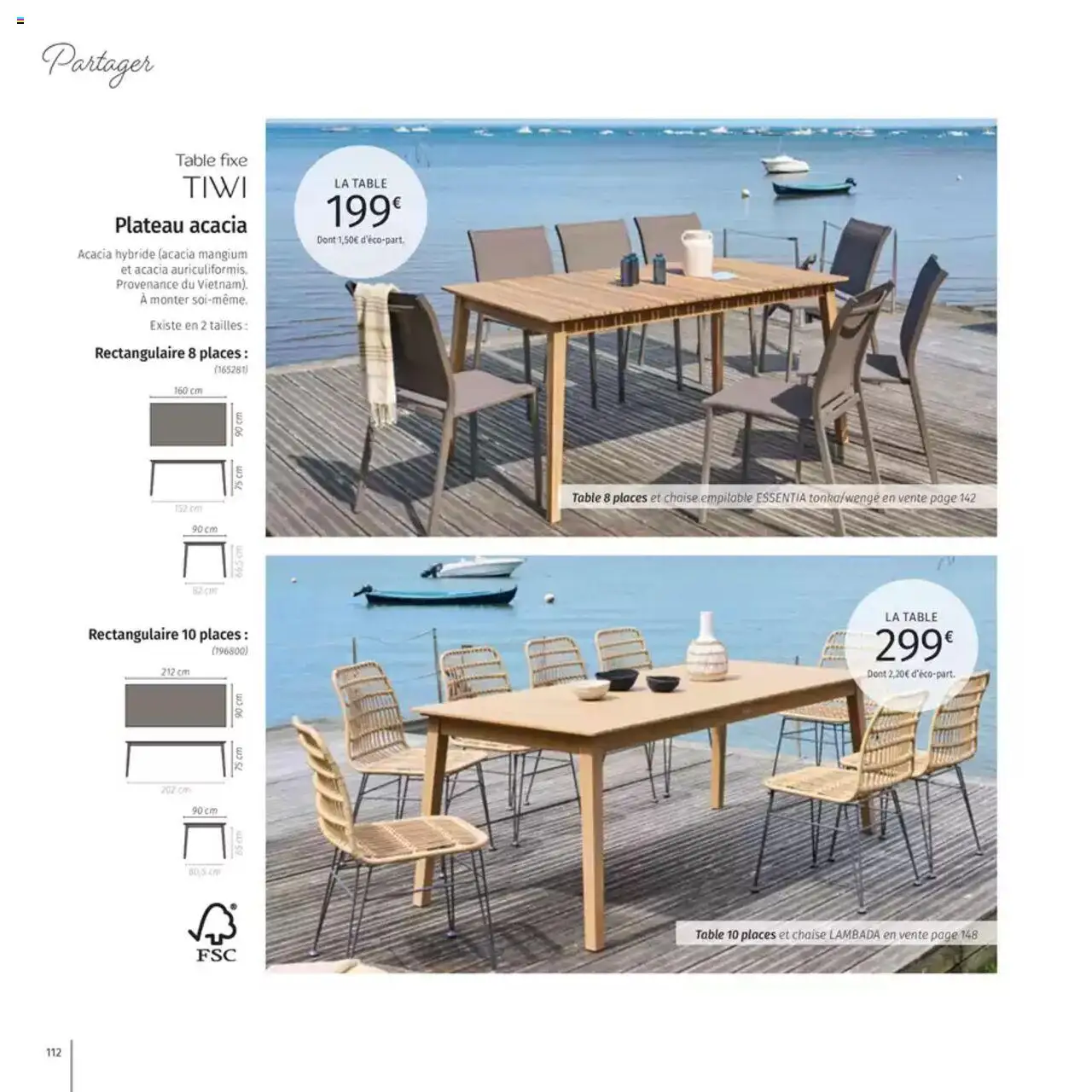  | Page: 112 | Produits: Plateau, Table, Chaise