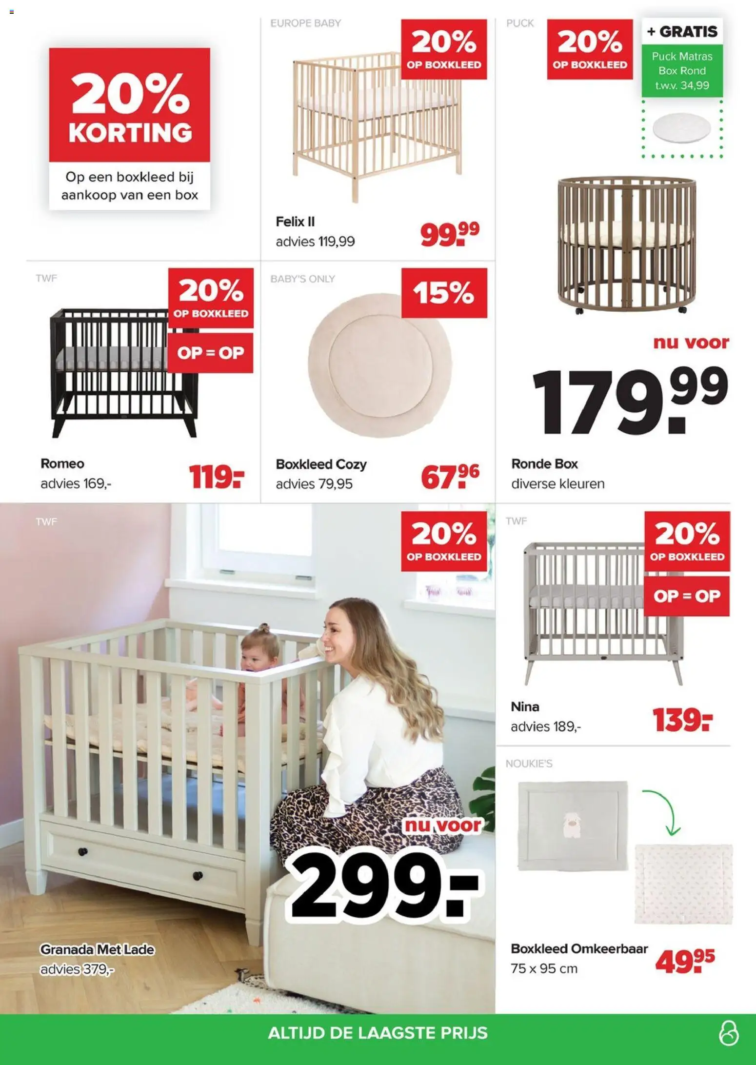 {H1} | Pagina: 33 | Producten: Matras, Box